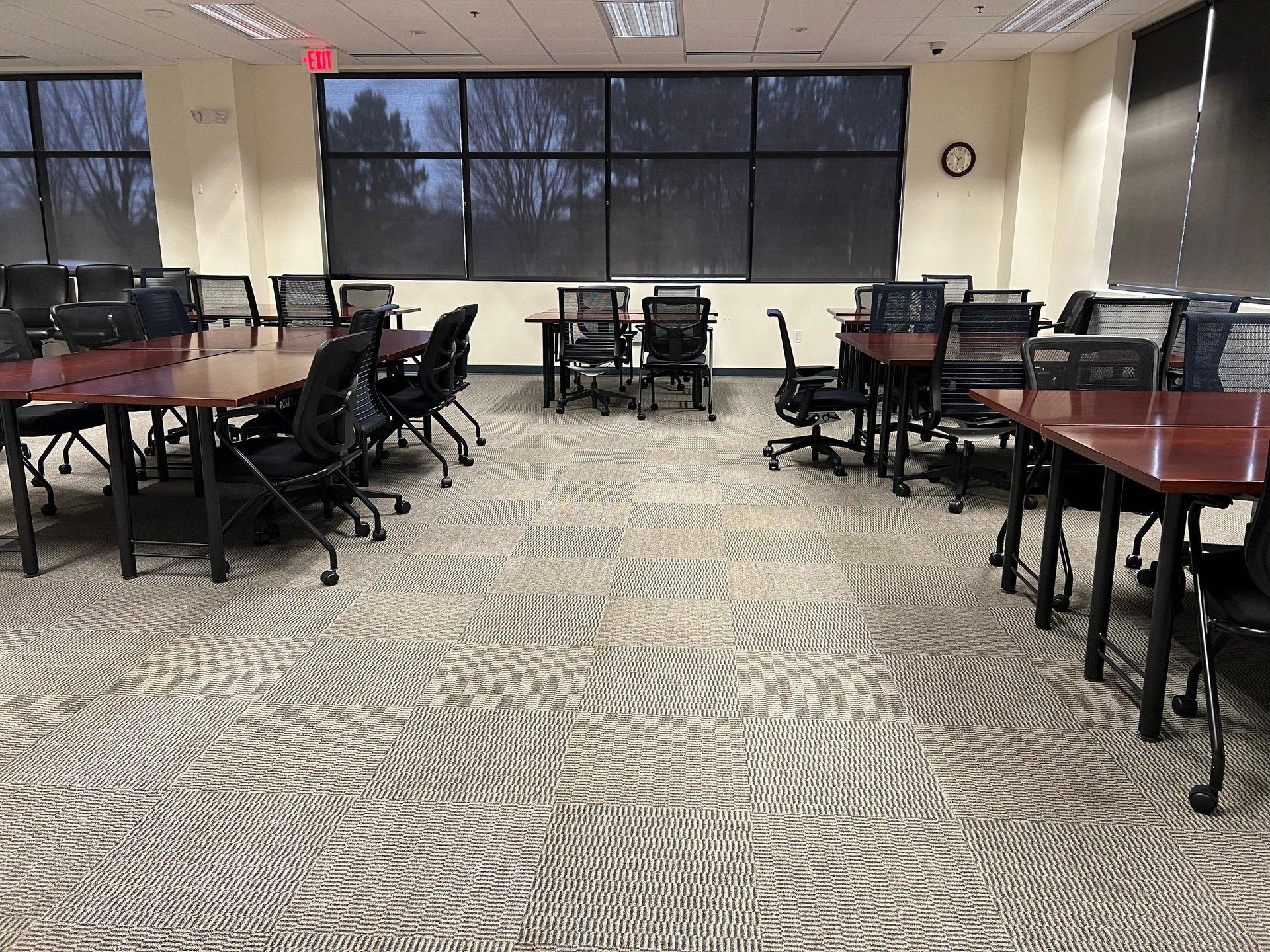 black and brown leather padded tub sofa