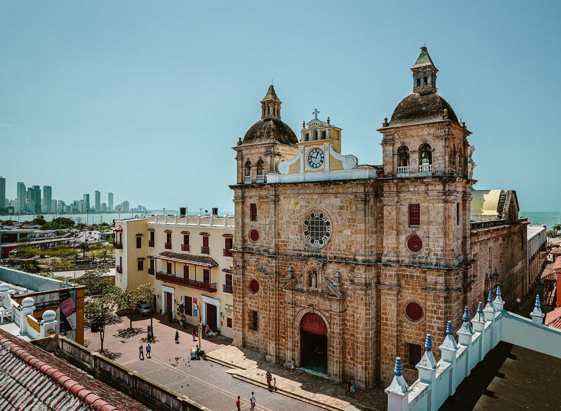 a street with buildings on both sides