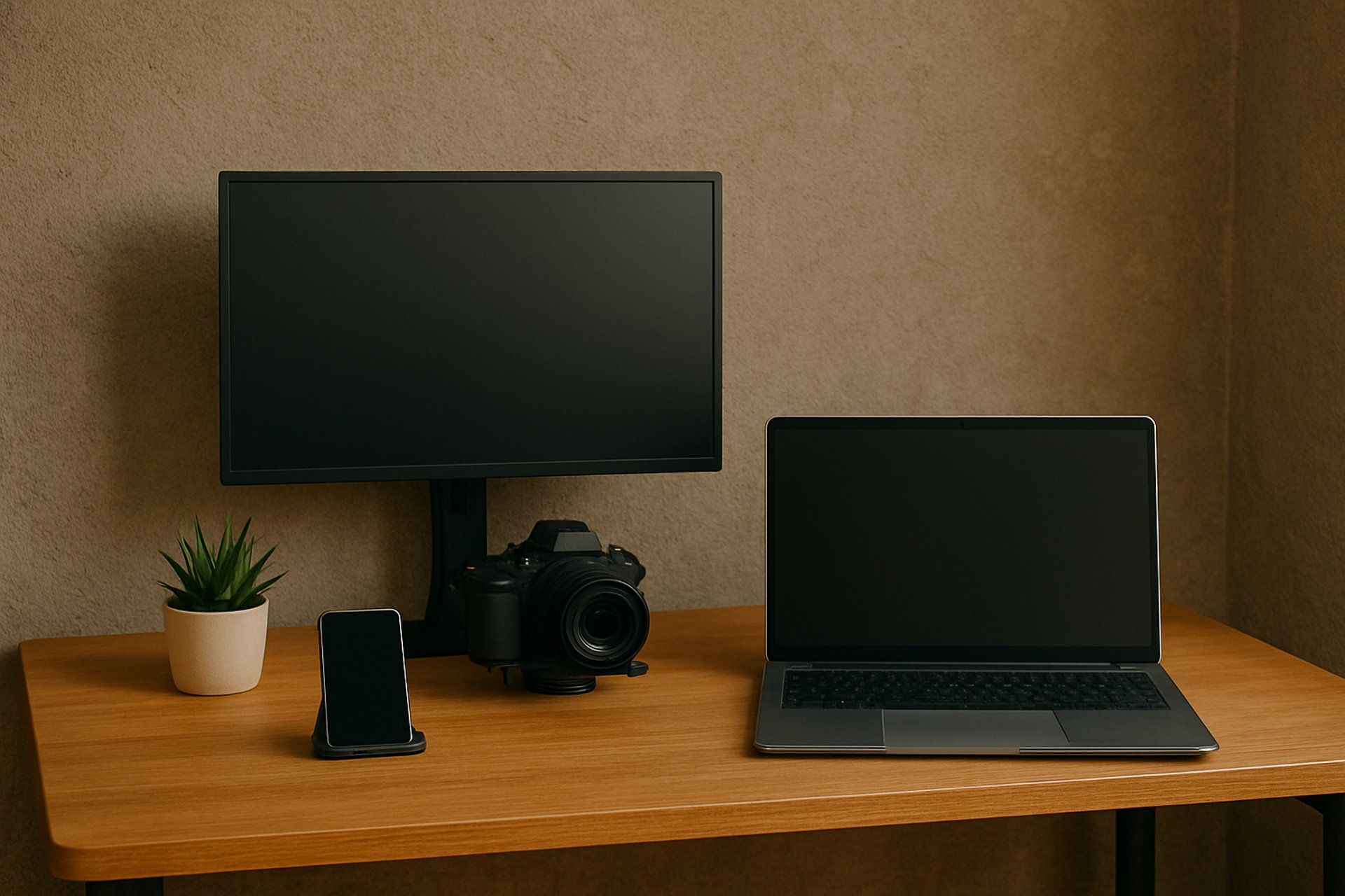 gray computer monitor