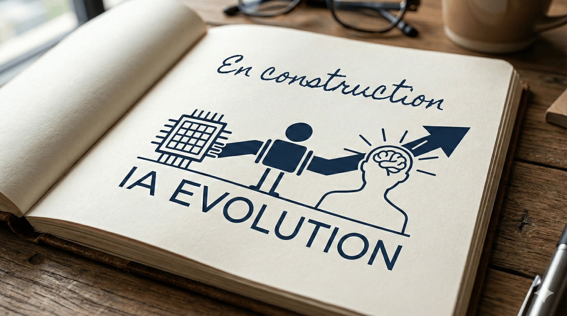 empty spiral notebook near keyboard and pen