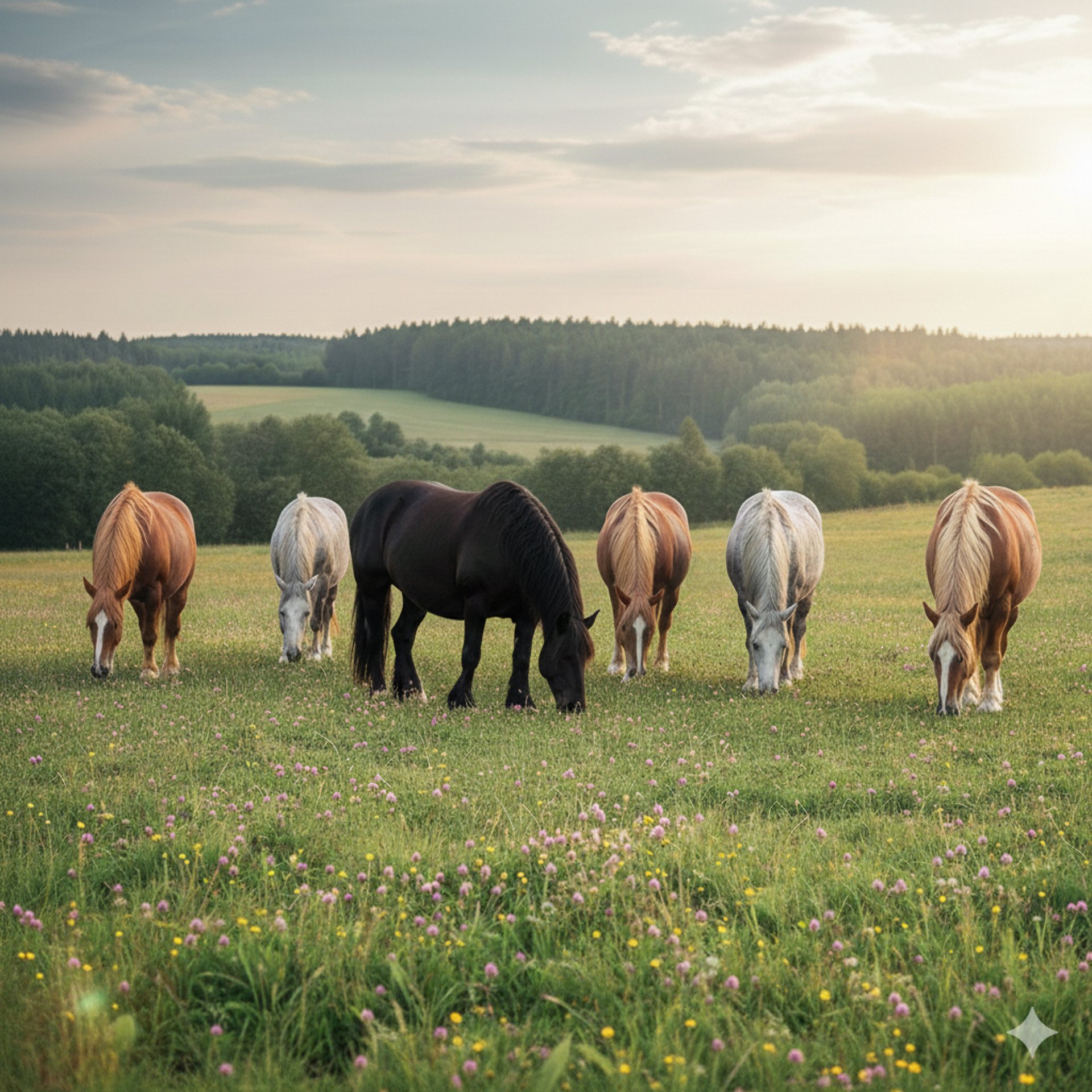 Chevaux ecopaturage