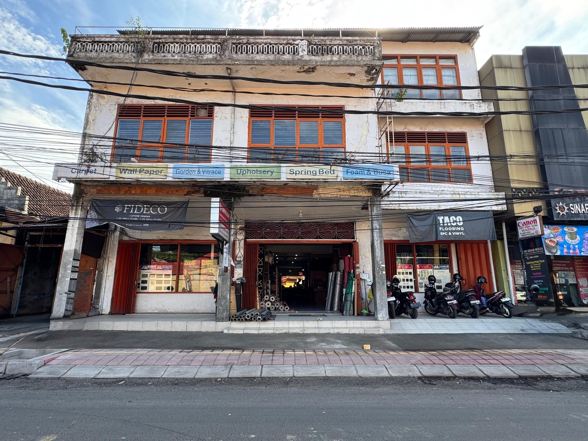 black blue and yellow textile