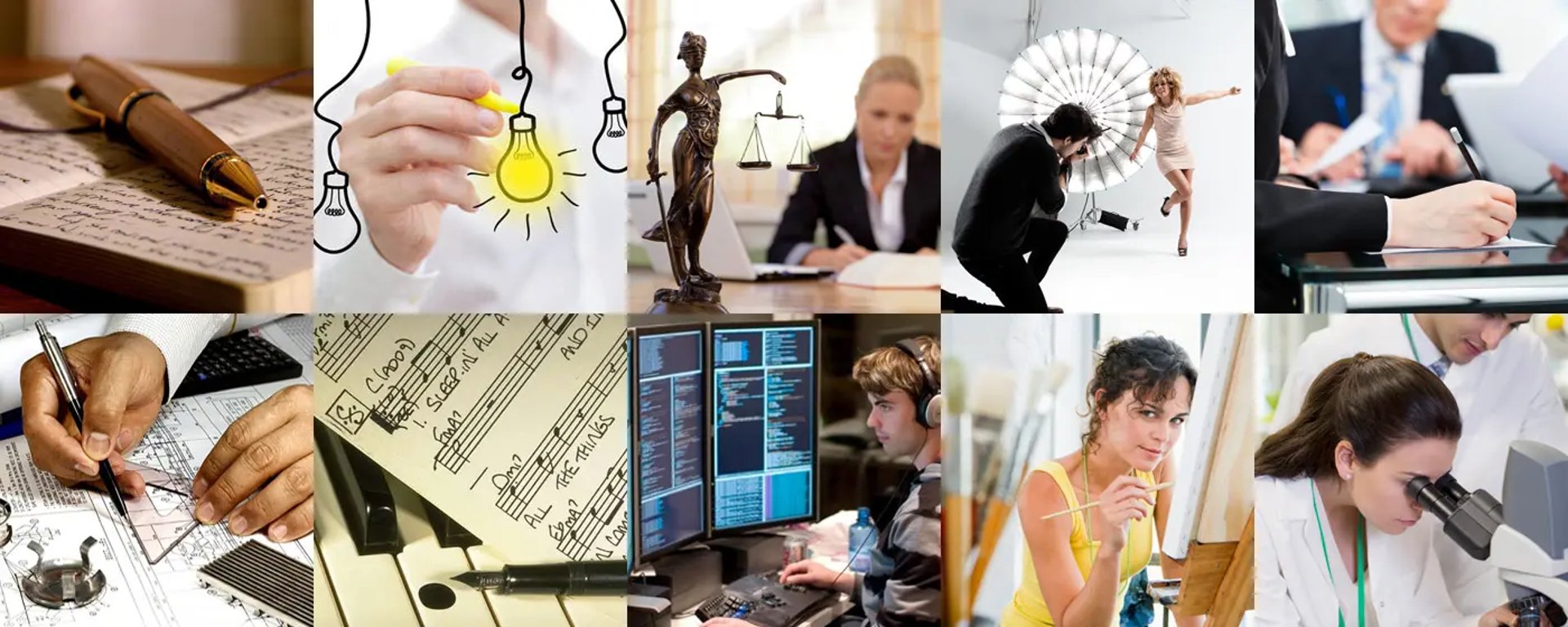 Multiple images demonstrating various IP areas