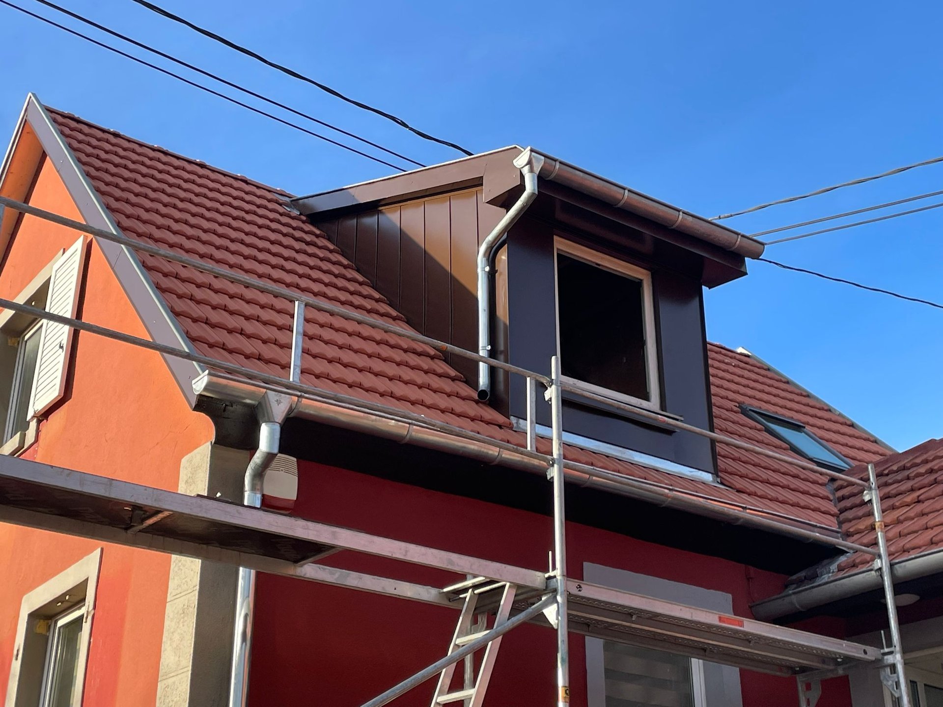 a close-up of a roof
