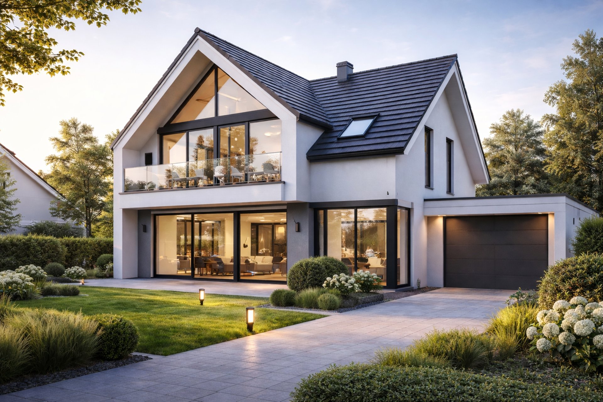 blue and white smoke illustration