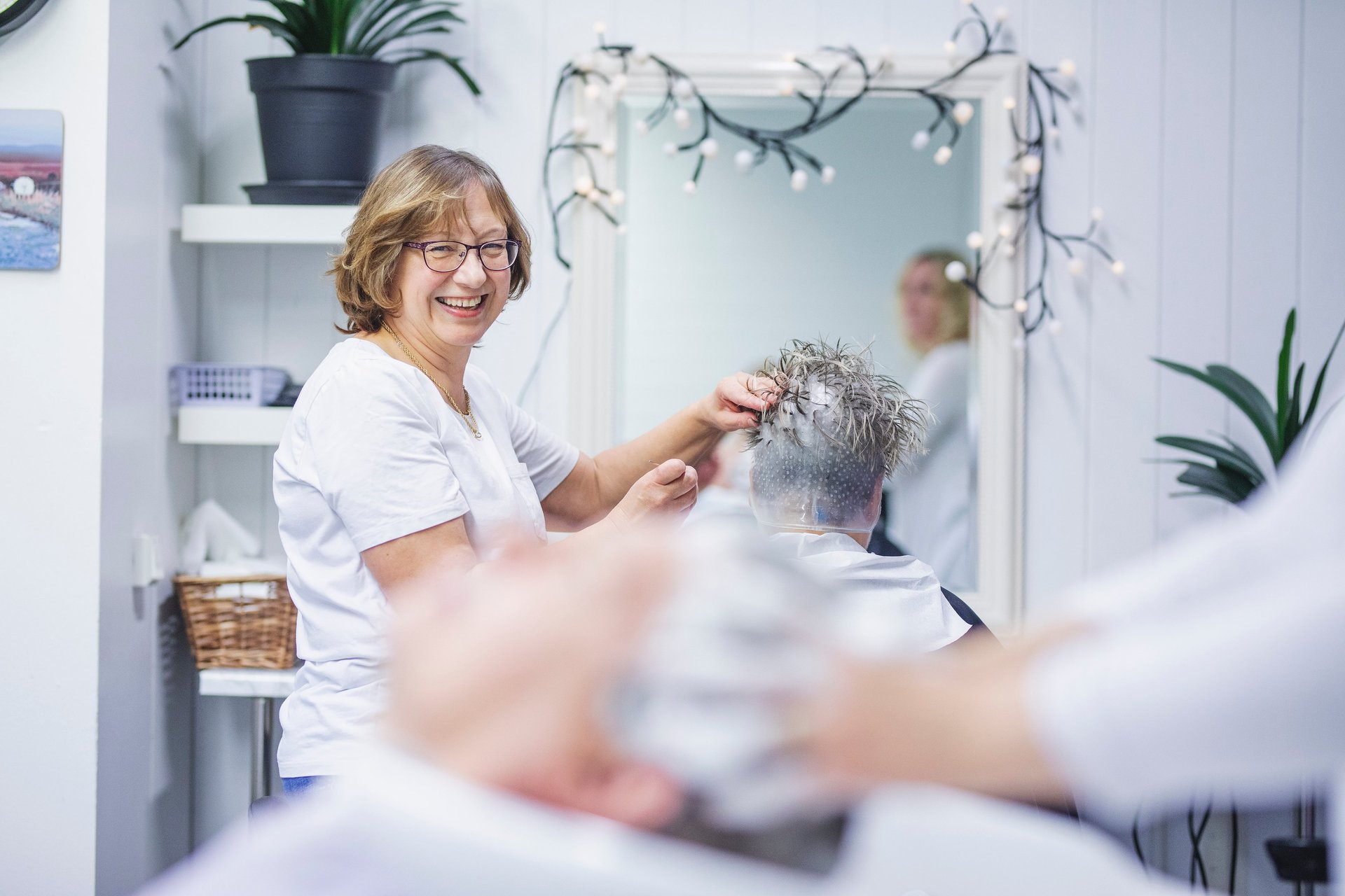 woman with braid hair