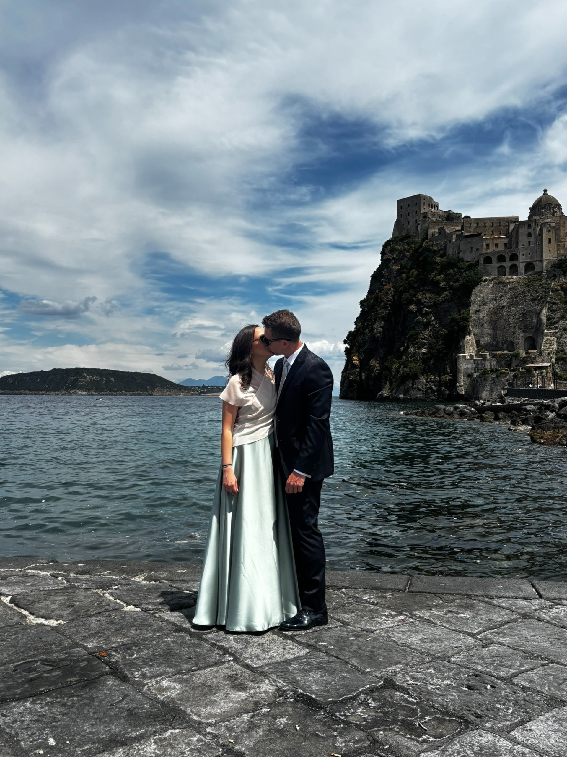 couple wearing silver-colored rings
