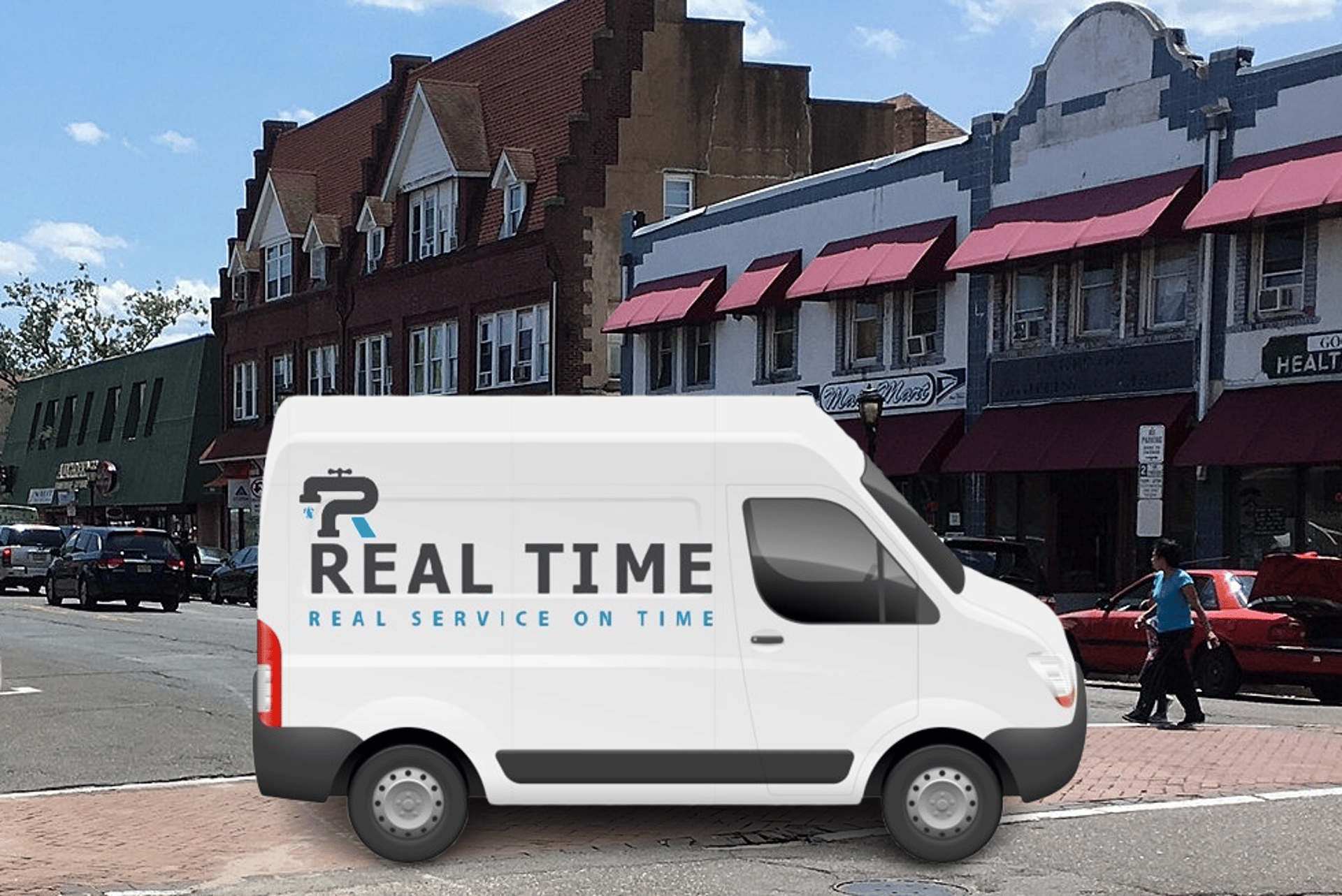 an abstract photo of a curved building with a blue sky in the background