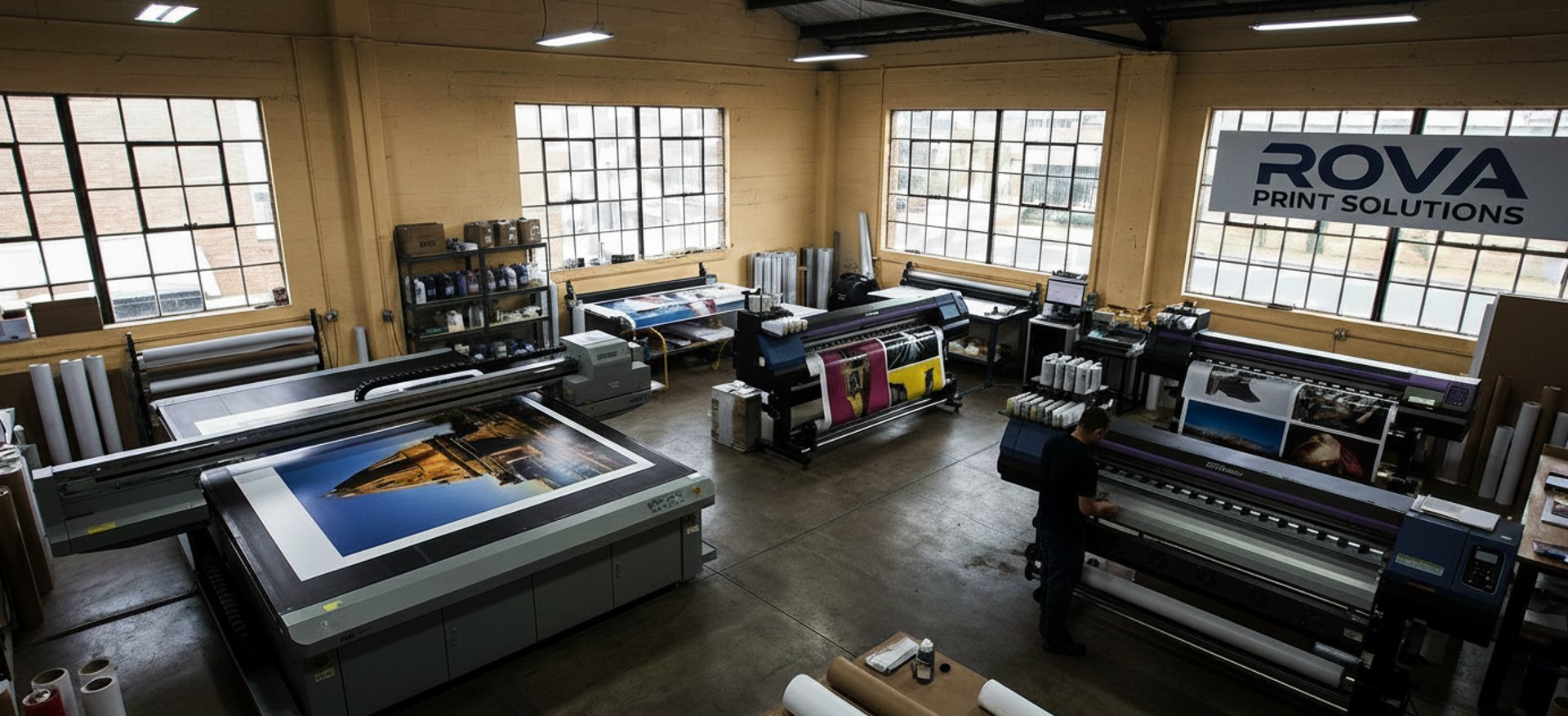 a large machine with a lot of papers on it