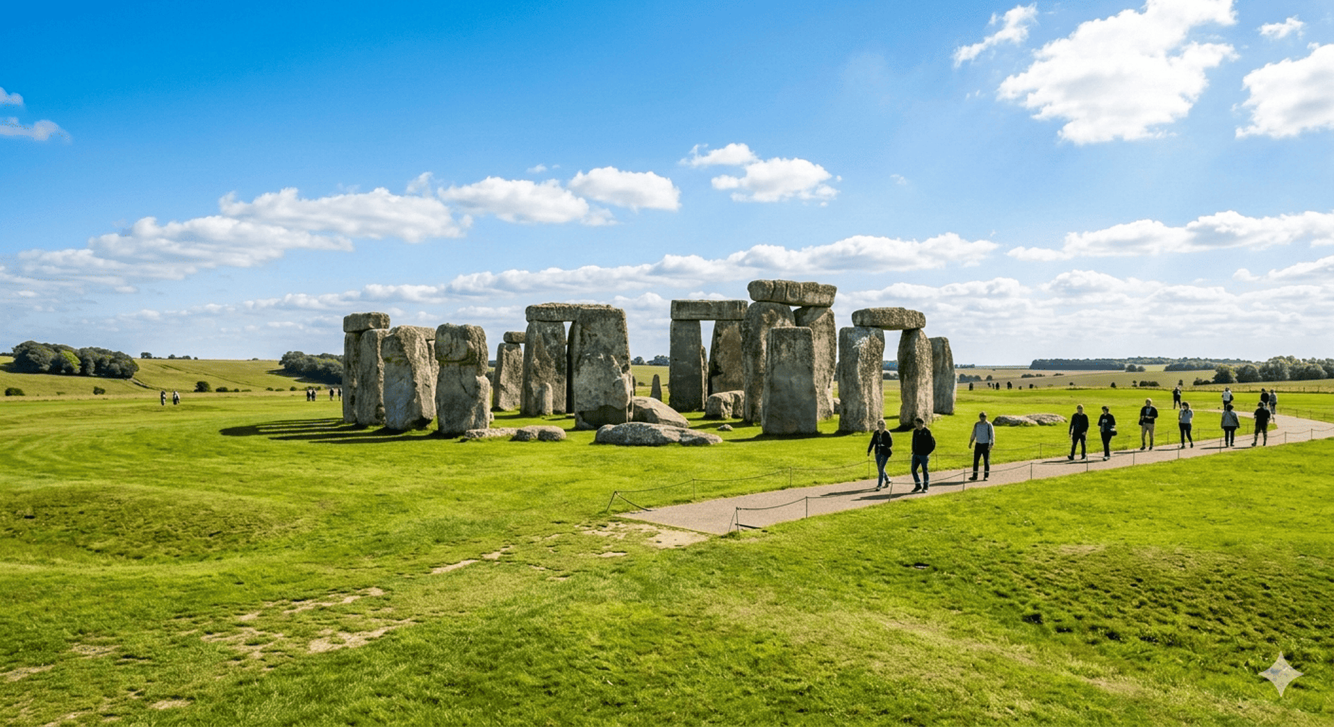 retiro espiriutal a stonehenge, personas visitando a stonehenge