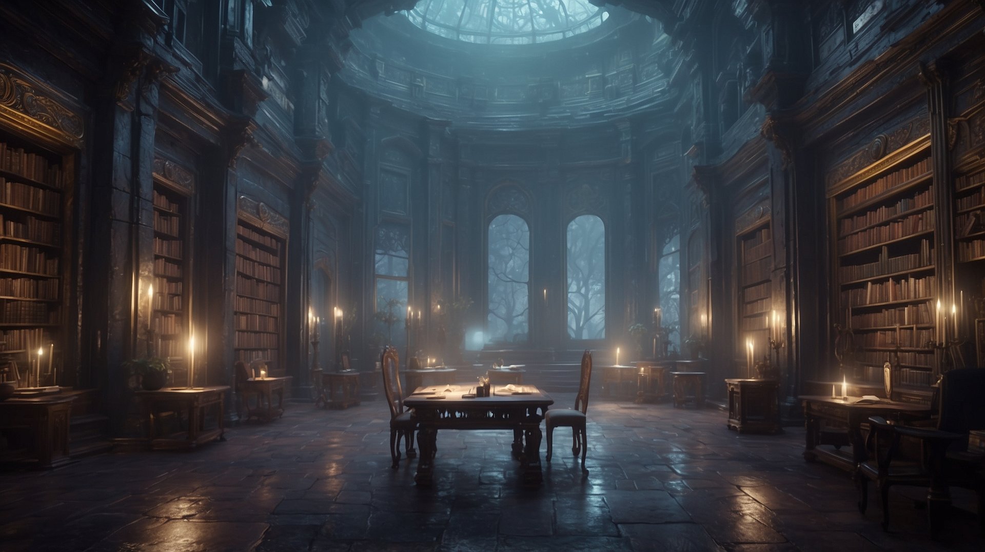 Dark library scene behind a Northspire Press publishing inquiry form
