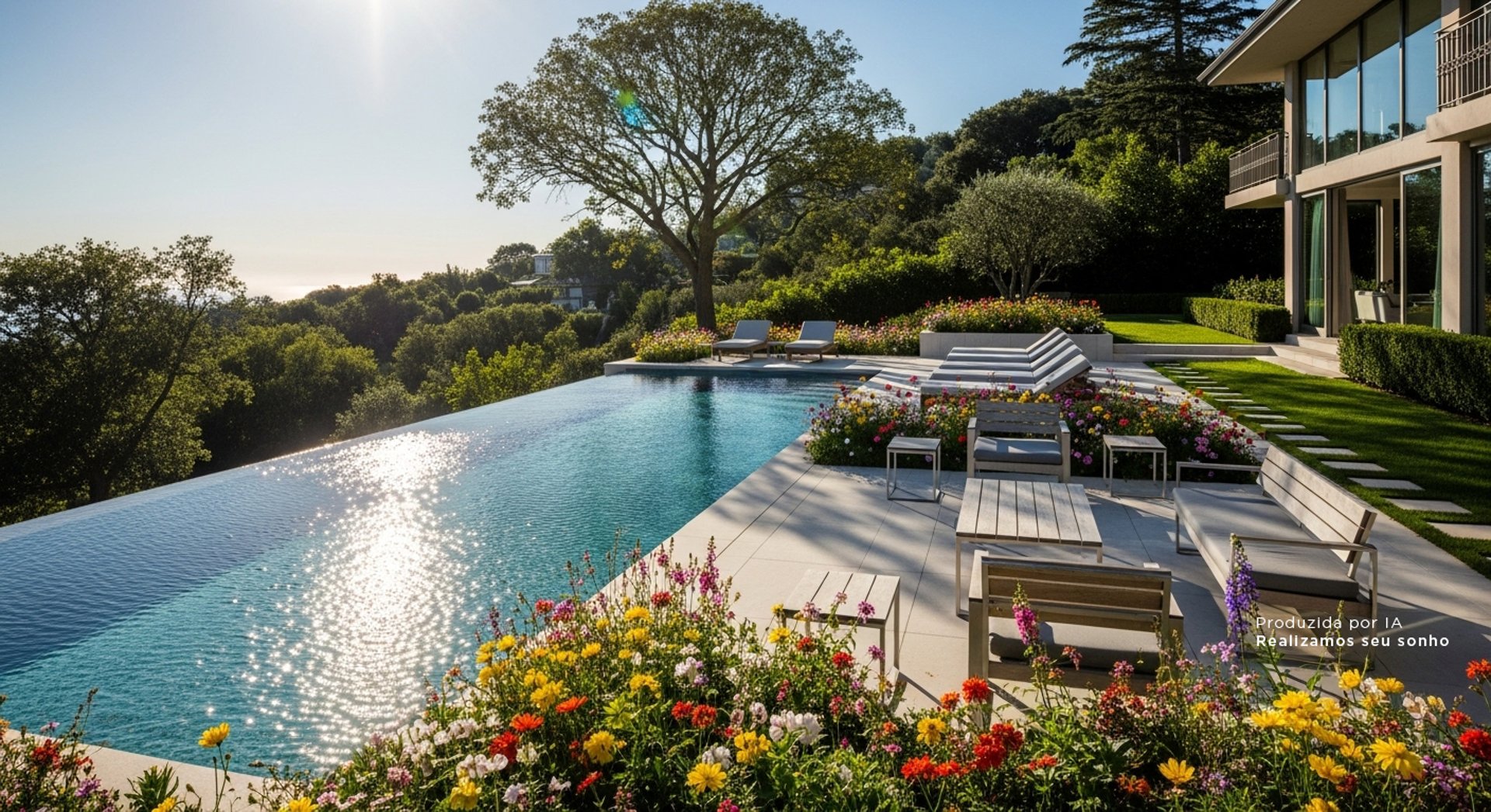blue swimming pool with water