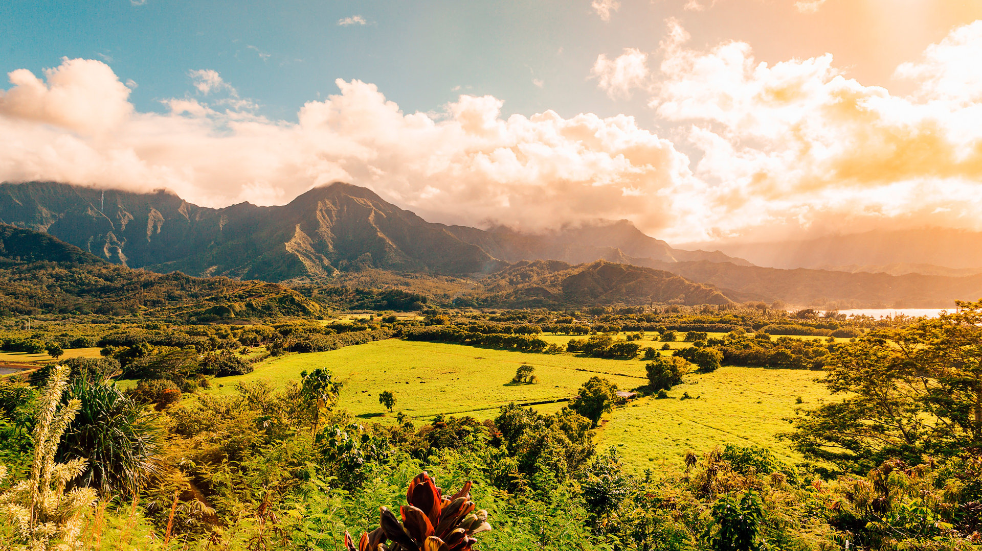 green mountain under white sky during daytime