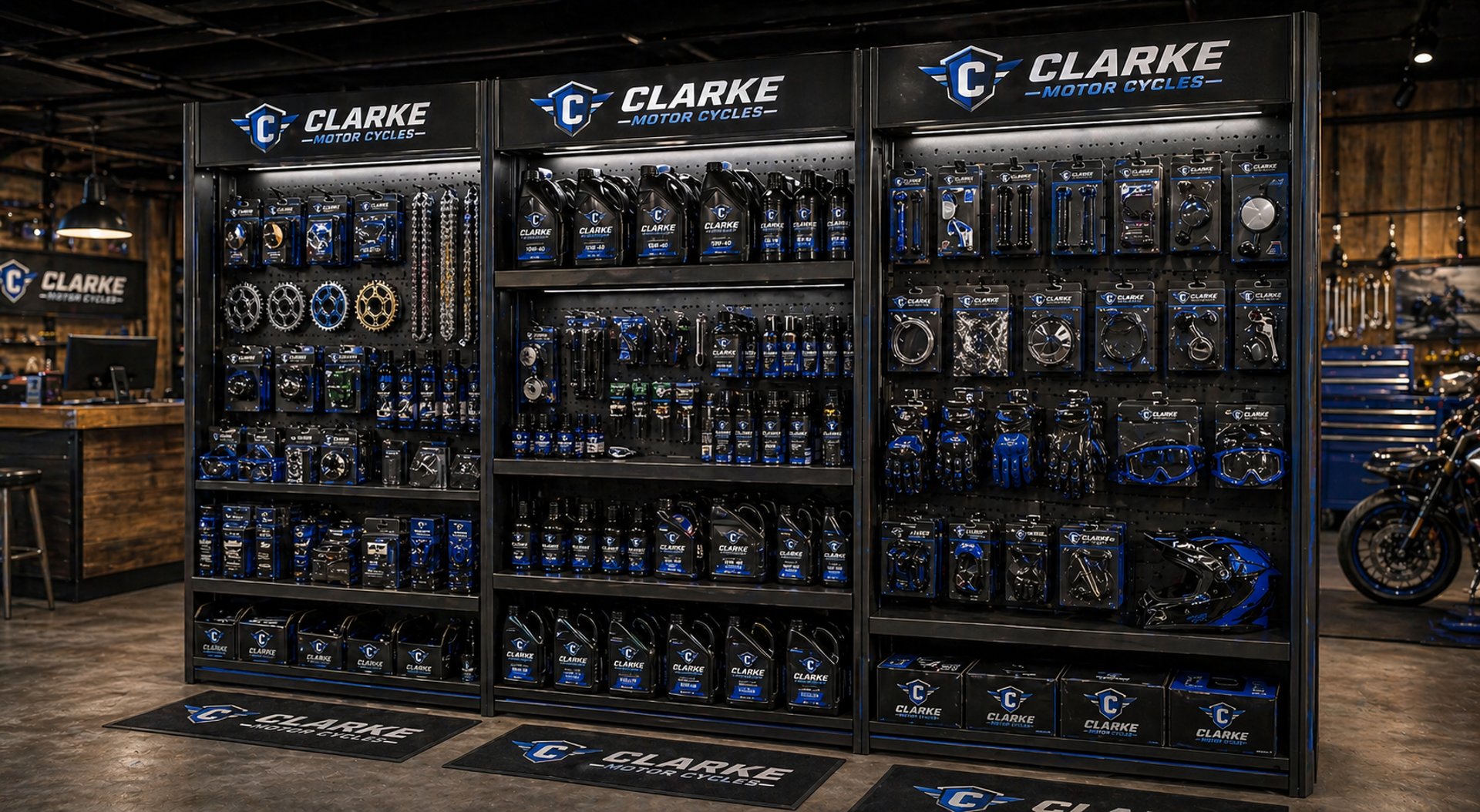 an abstract photo of a curved building with a blue sky in the background