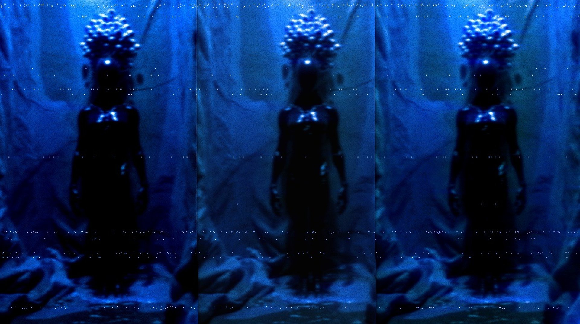 black blue and yellow textile