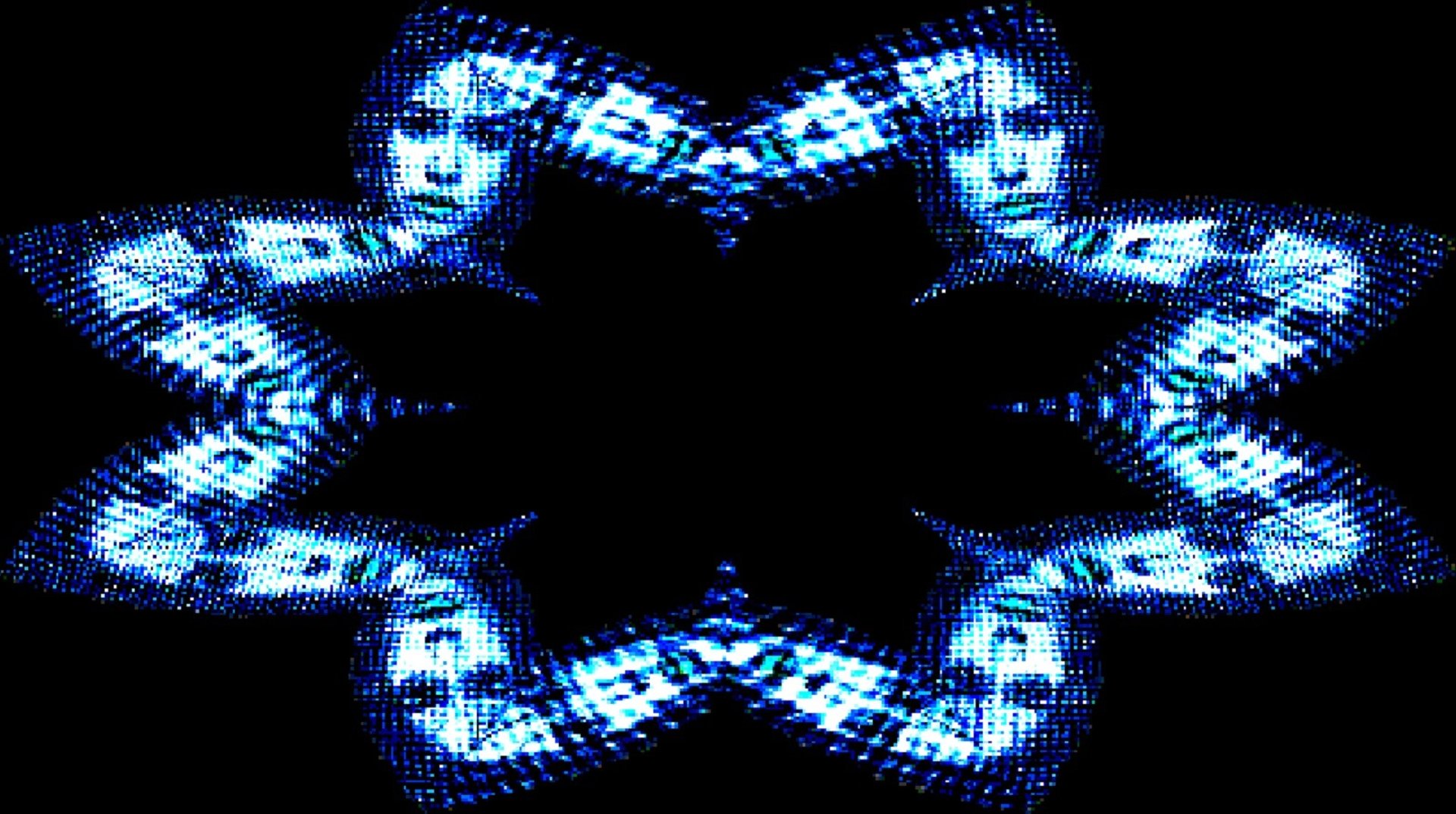 black blue and yellow textile