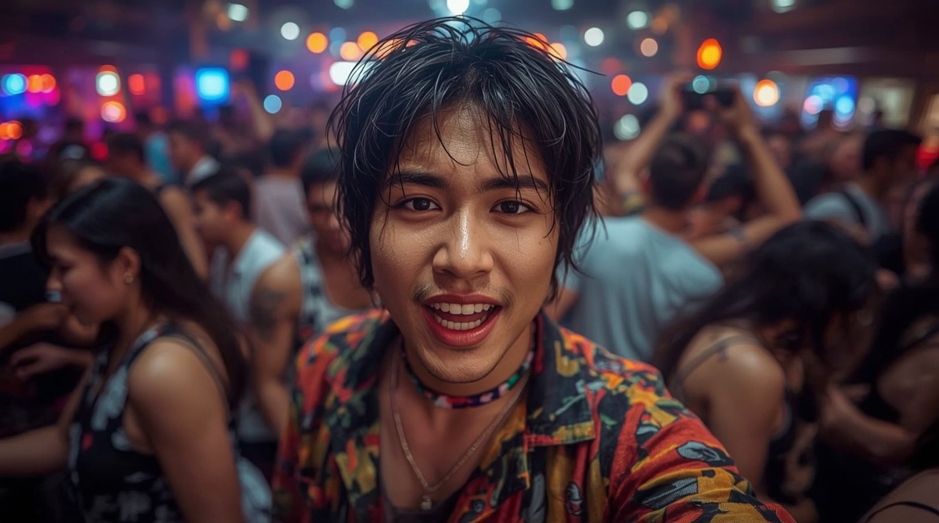 black blue and yellow textile