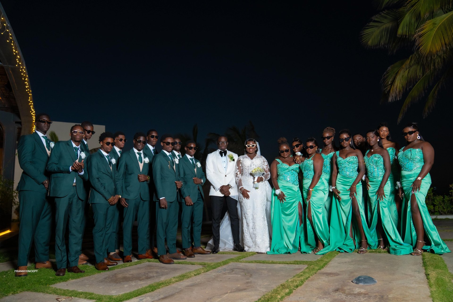 gold wedding band on white textile