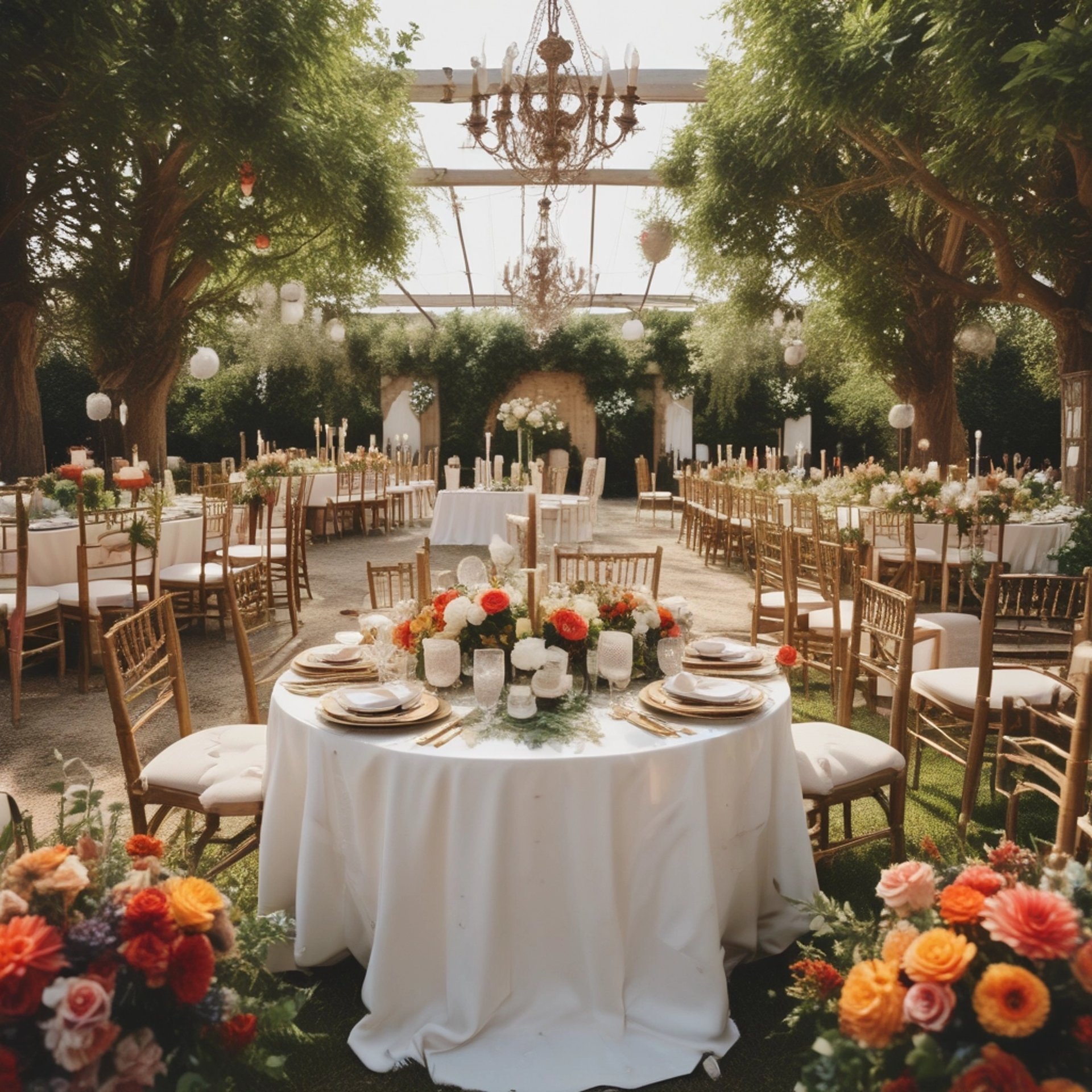 an abstract photo of a curved building with a blue sky in the background