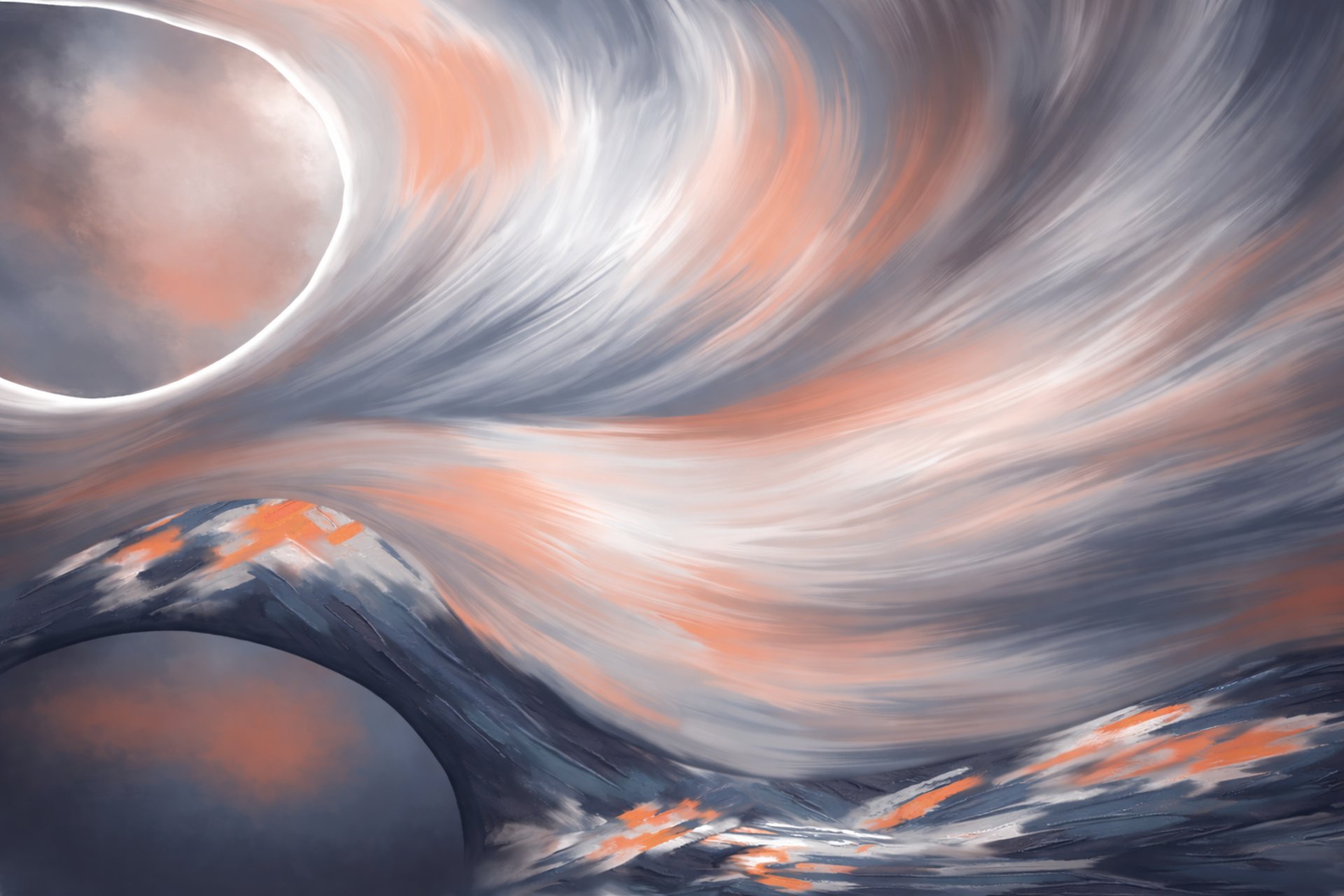 person wearing grey knit sweater