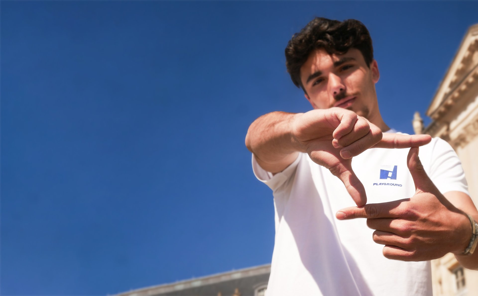 black blue and yellow textile