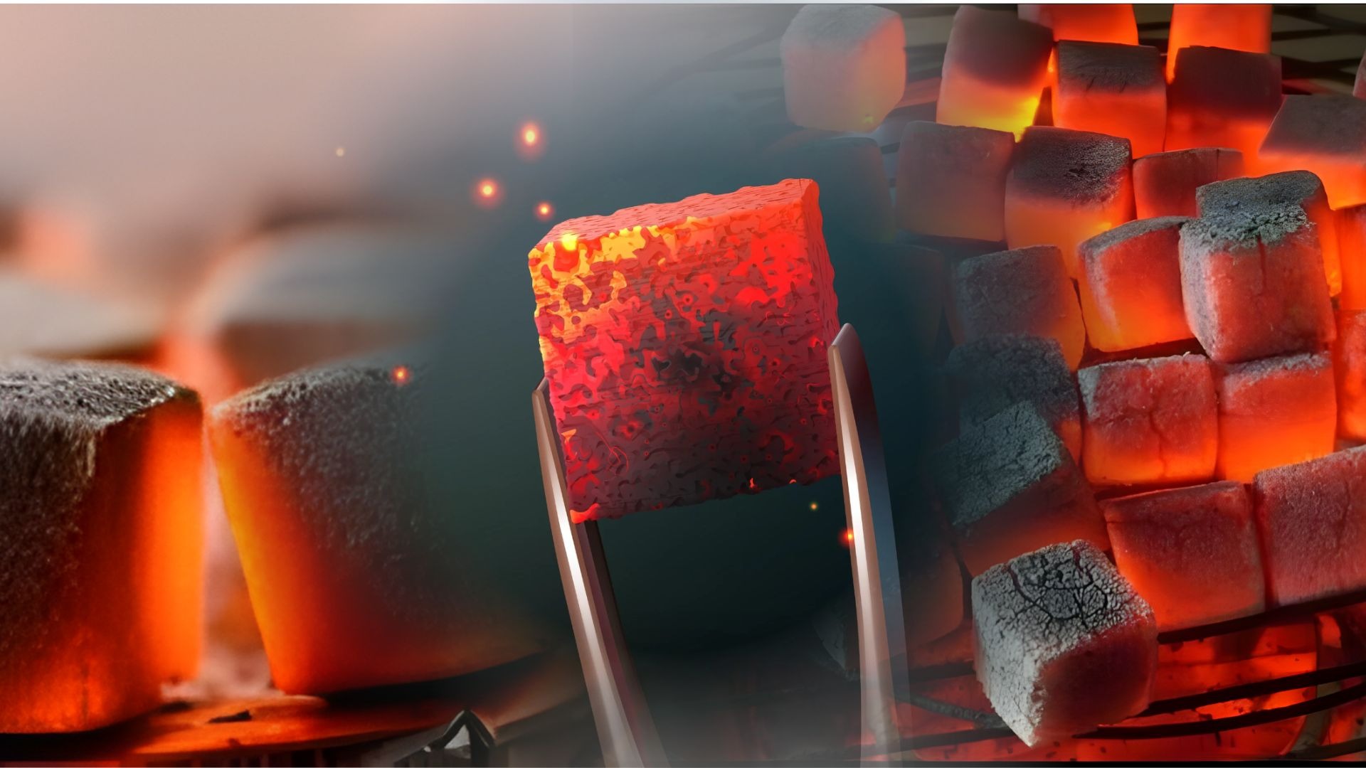 an abstract photo of a curved building with a blue sky in the background