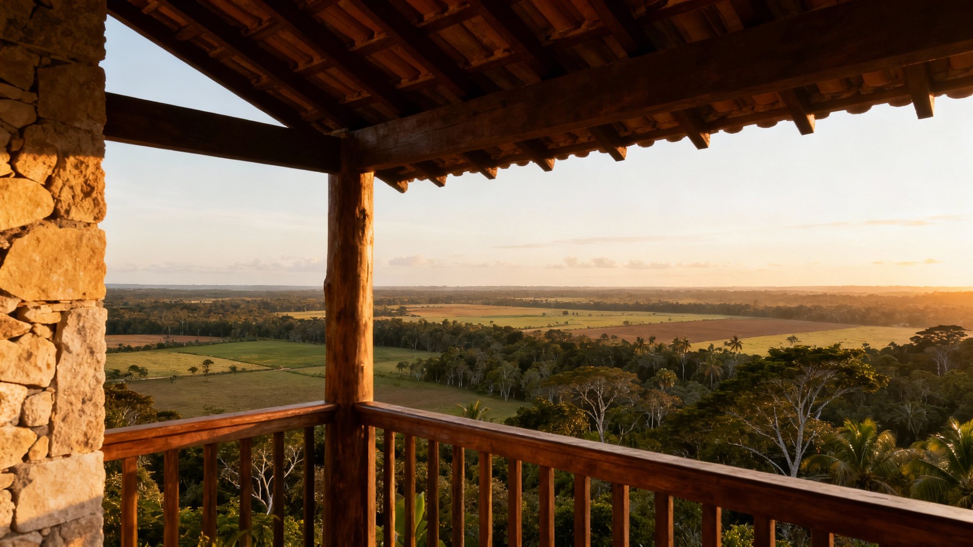 an abstract photo of a curved building with a blue sky in the background