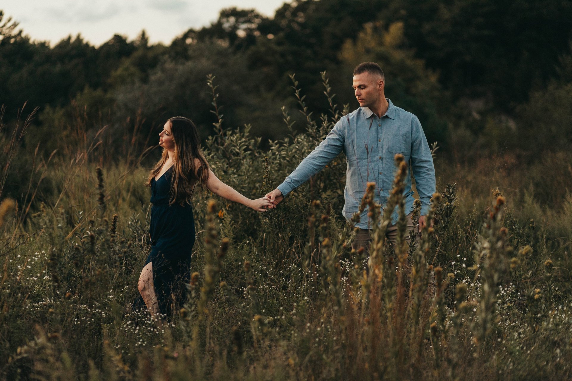 green textile with white light