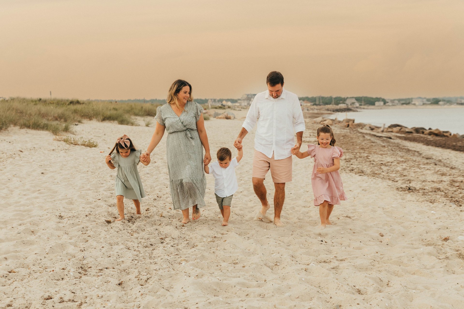 A blurry photo of a bird flying in the air