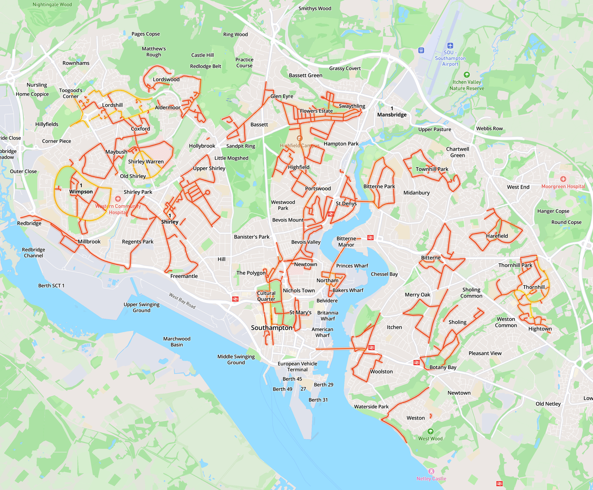 an abstract photo of a curved building with a blue sky in the background