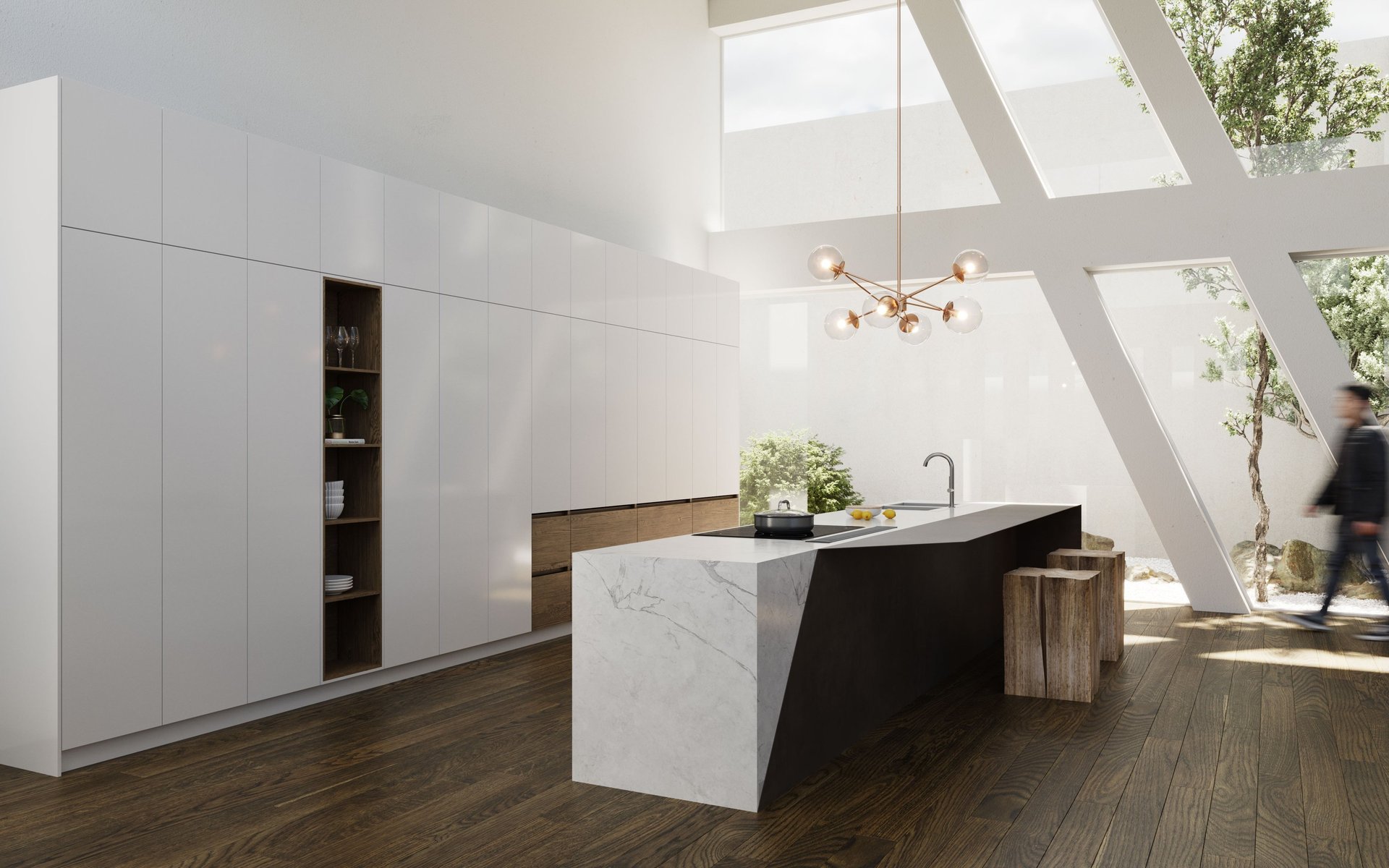 black and white bed linen