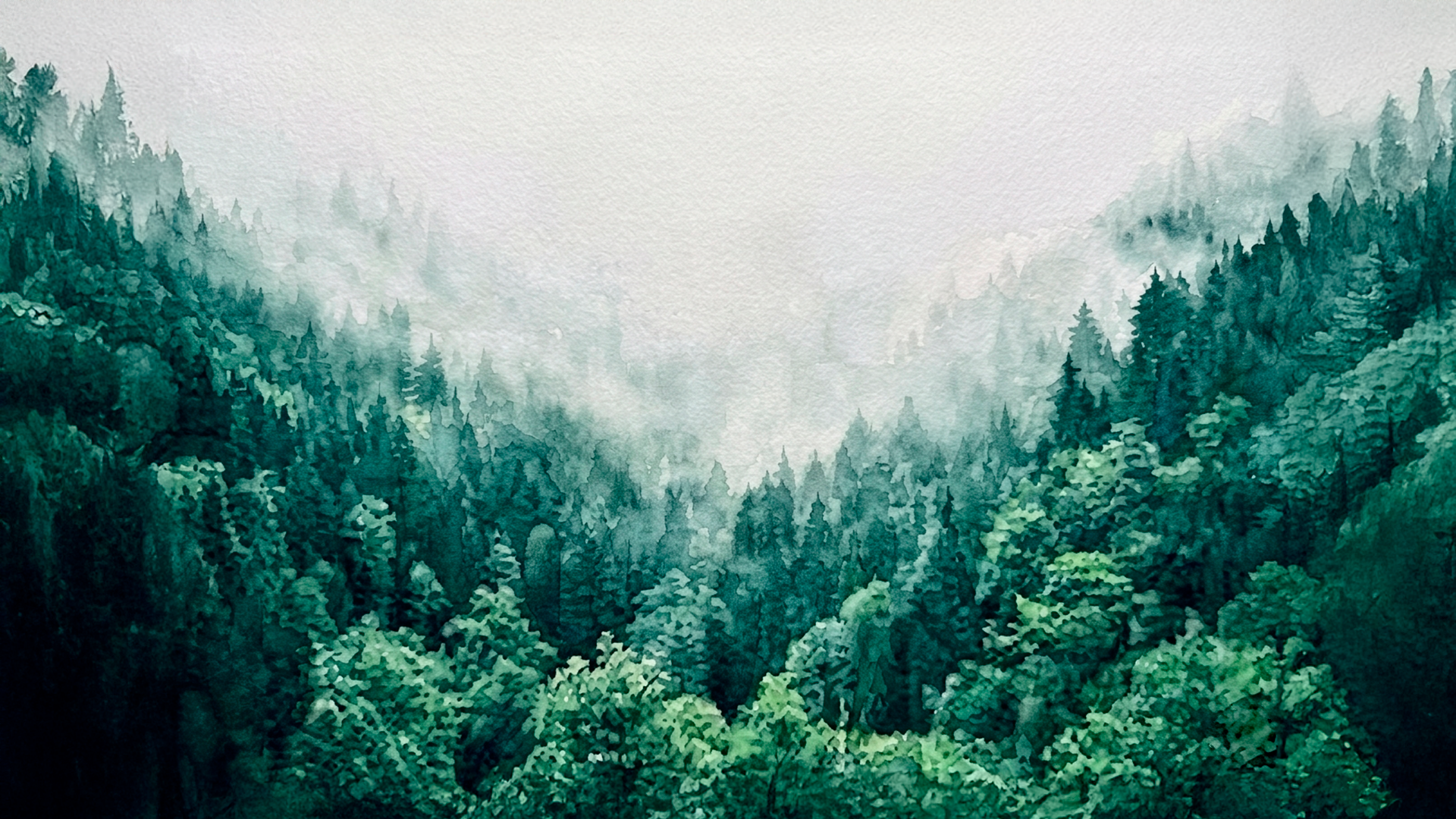 aerial photo of green trees