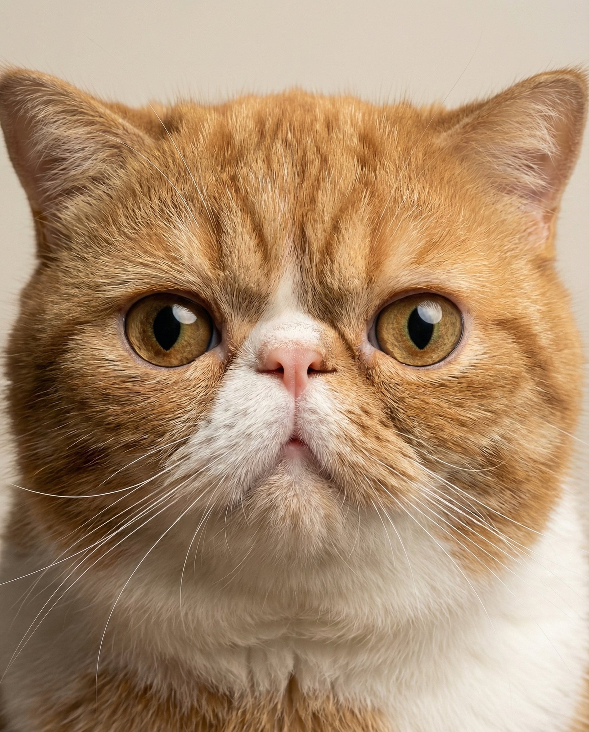 short-furred white kitten lying on bed