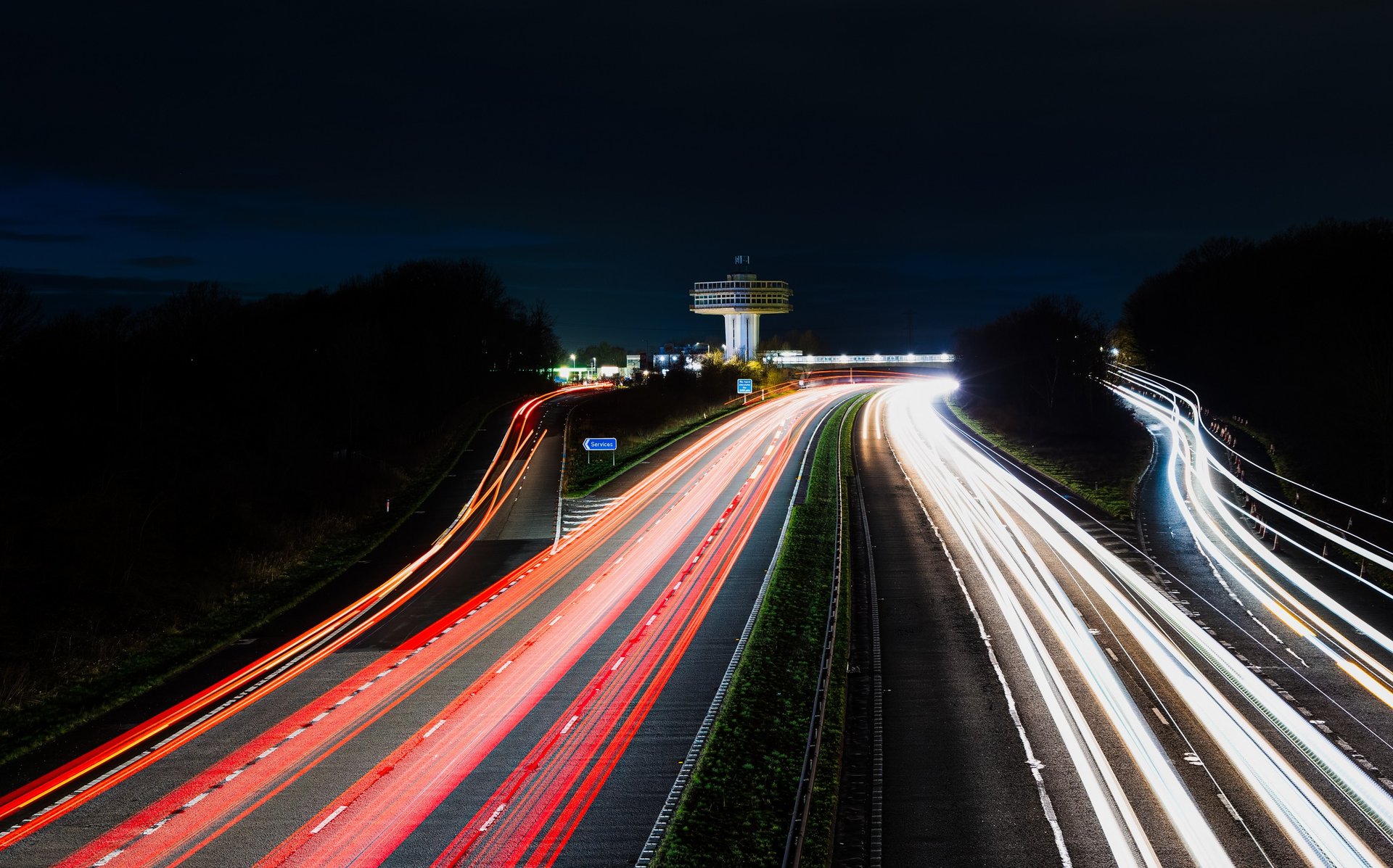aerial photography of bridge near buildings