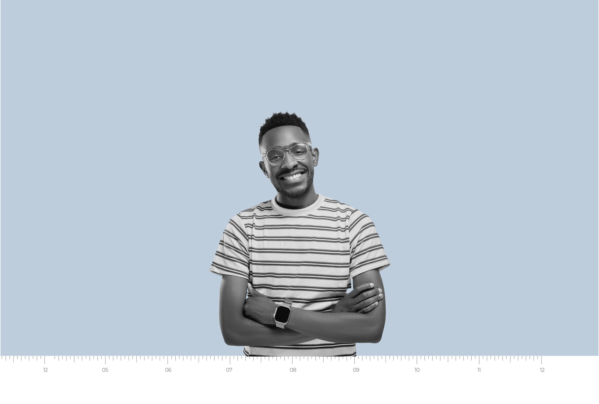 an abstract photo of a curved building with a blue sky in the background