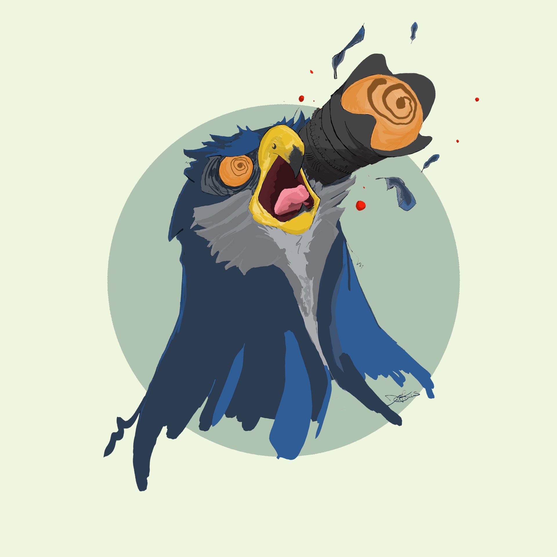 an abstract photo of a curved building with a blue sky in the background