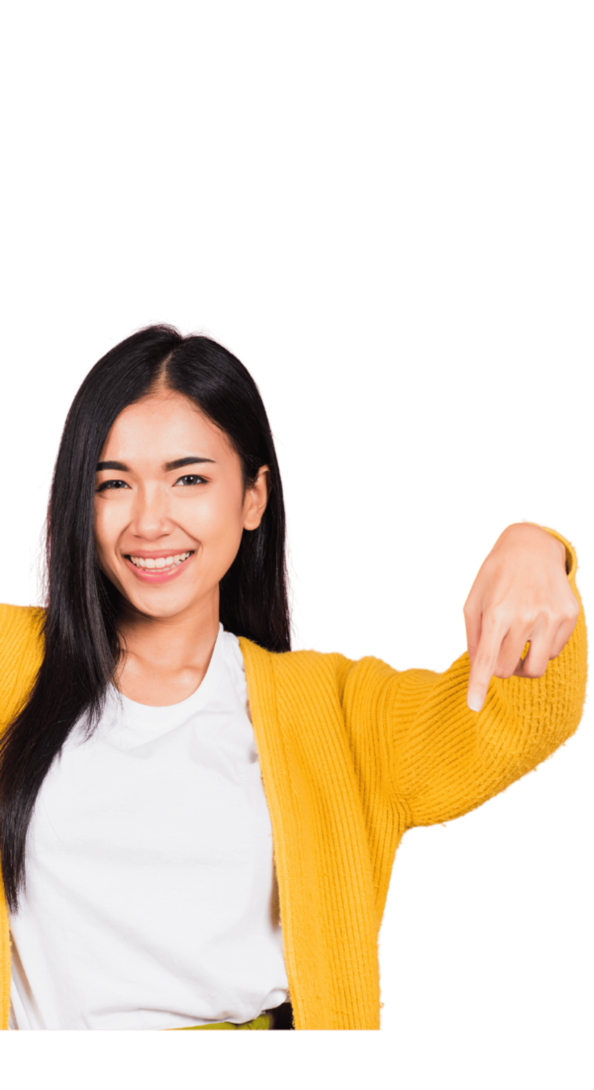 woman wearing yellow long-sleeved dress under white clouds and blue sky during daytime