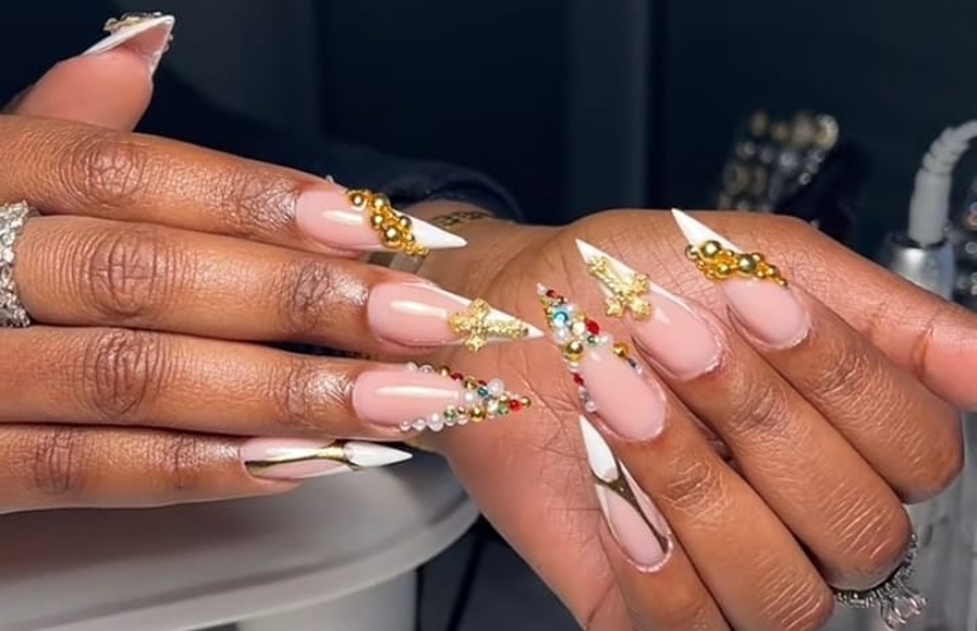 woman wearing yellow long-sleeved dress under white clouds and blue sky during daytime