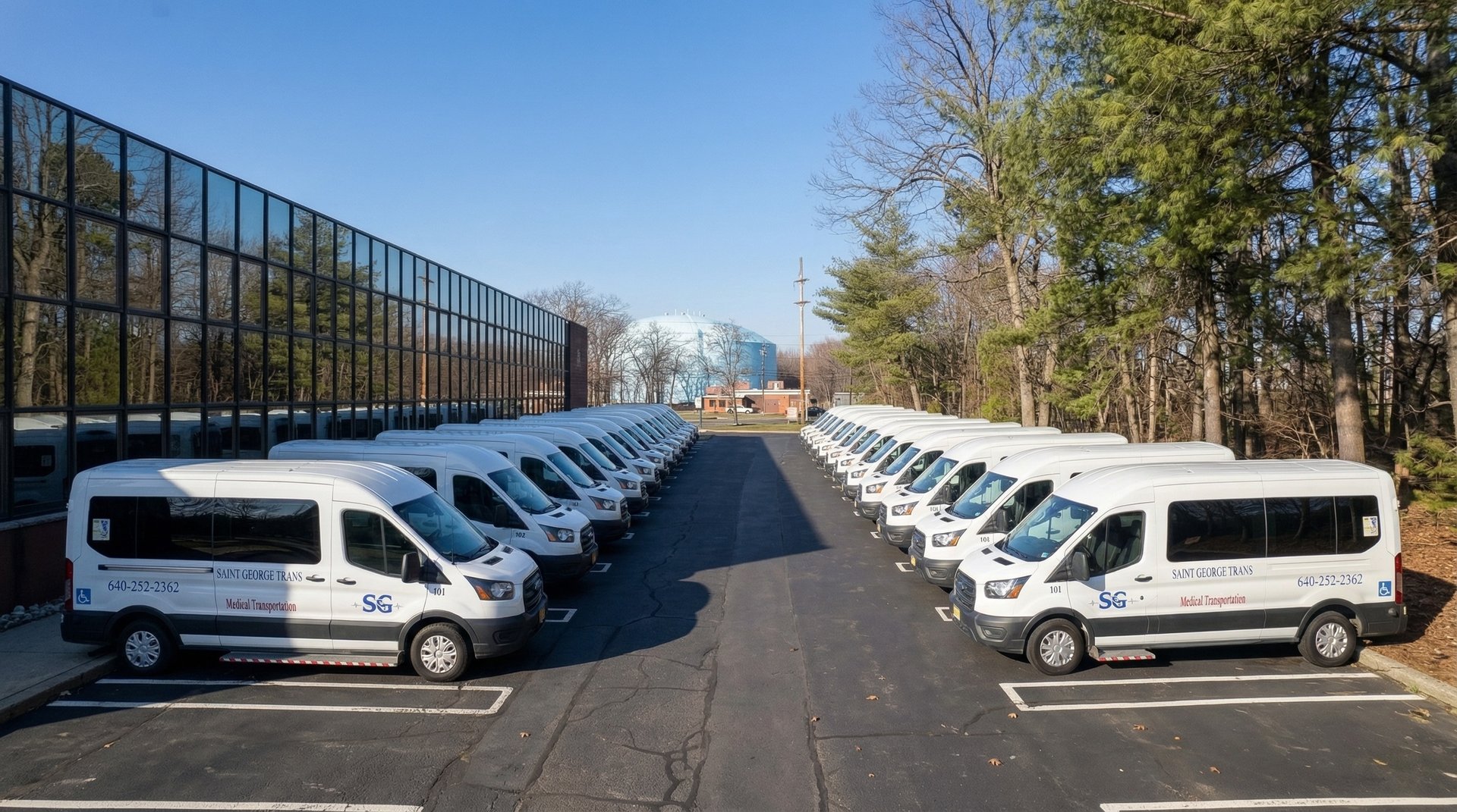 Non-emergency medical transportation van in East Brunswick New Jersey