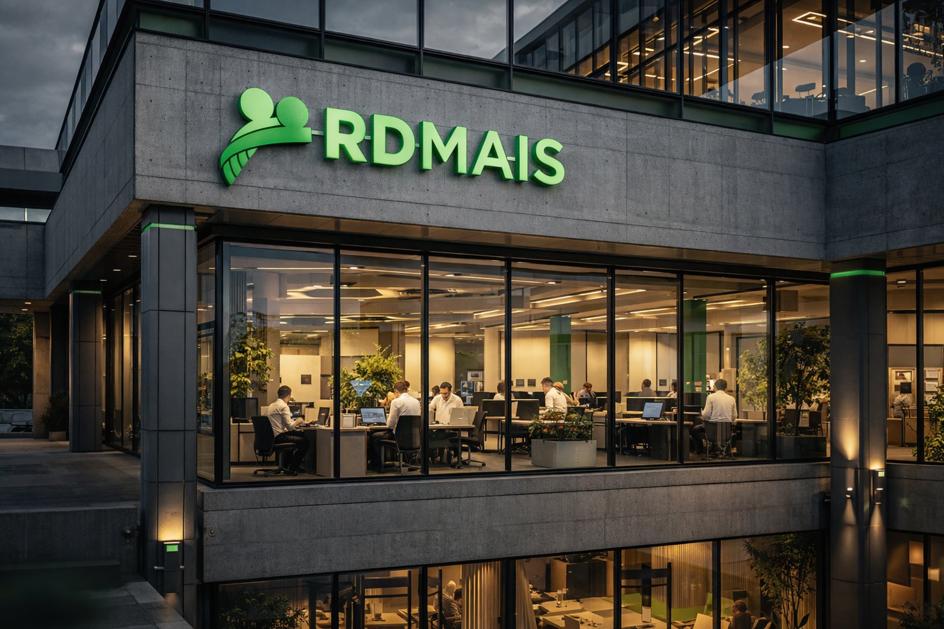 an abstract photo of a curved building with a blue sky in the background