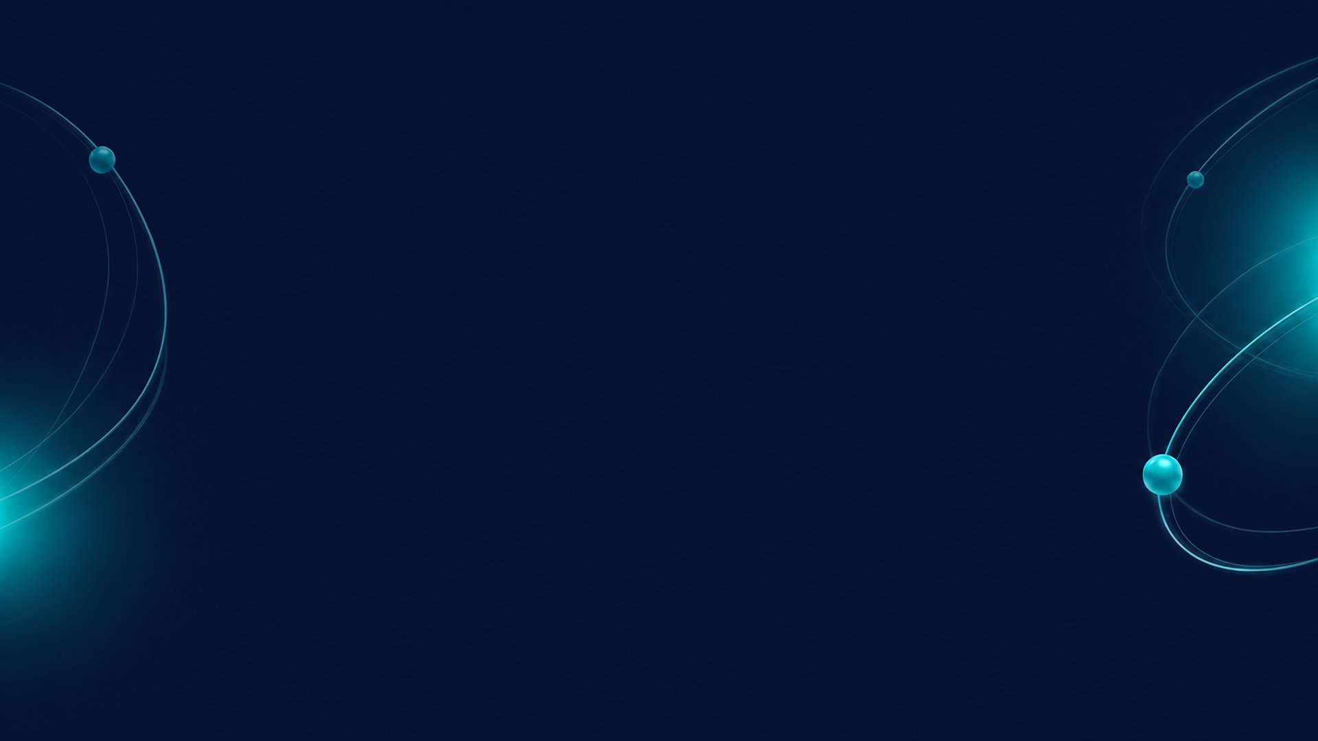 Dark navy Unitlogi CTA background with turquoise orbital lines and 3D spheres.