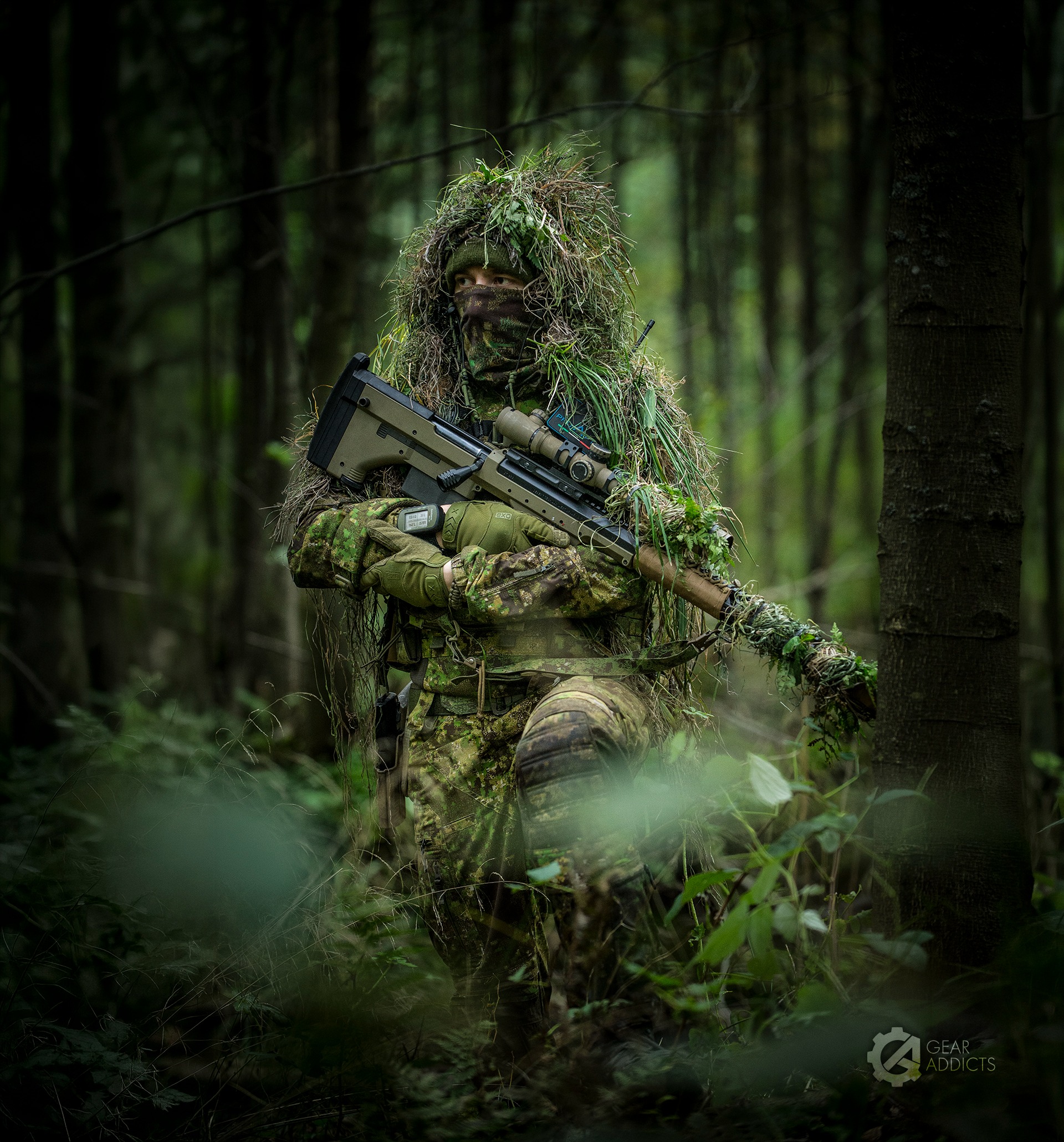 a close up of a black and brown abstract painting