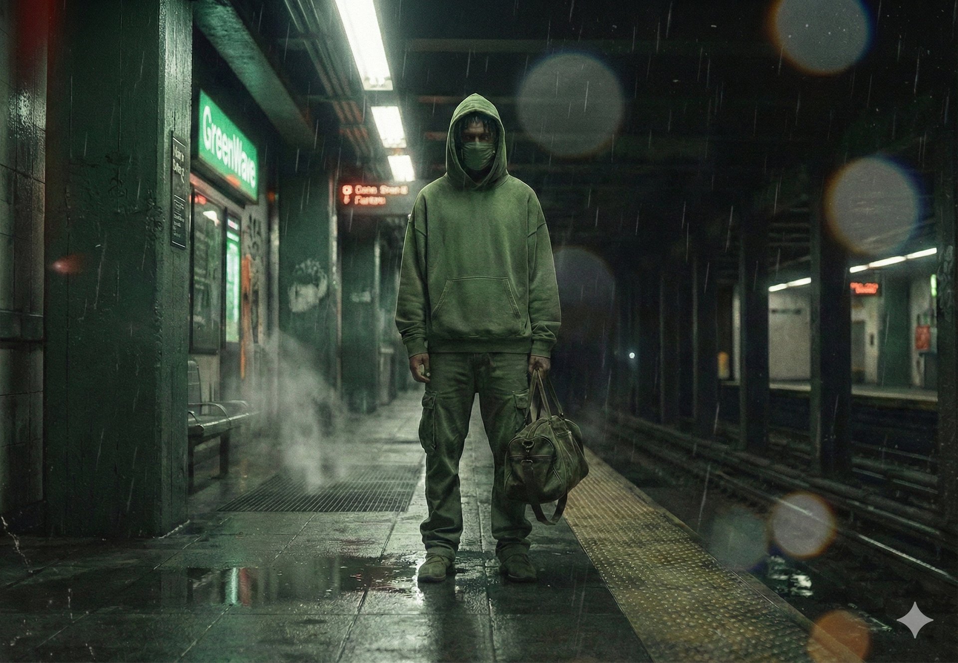 person wearing grey knit sweater