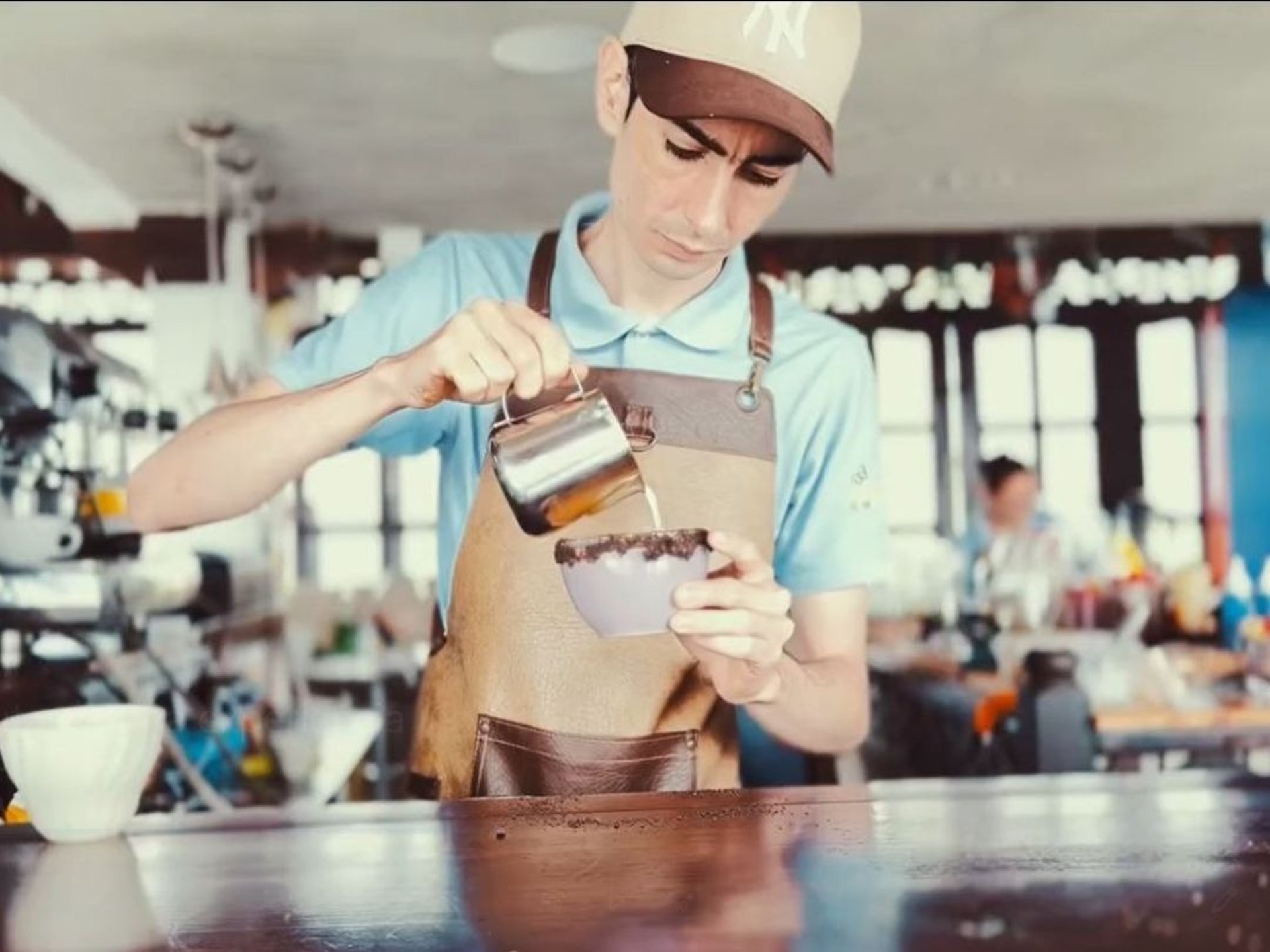 woman wearing yellow long-sleeved dress under white clouds and blue sky during daytime