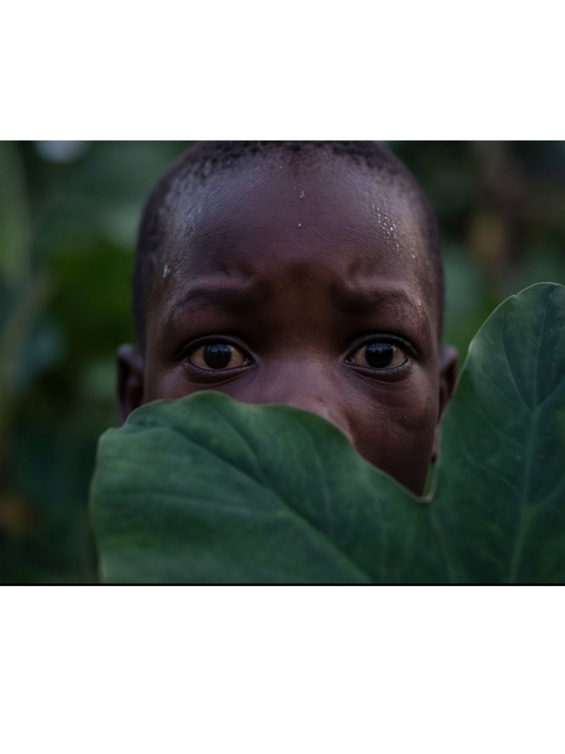 woman in blue and white shirt