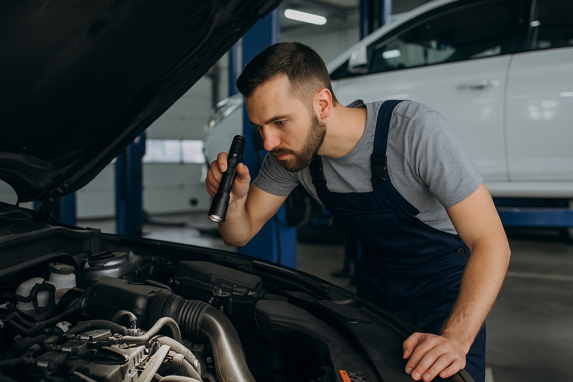 an abstract photo of a curved building with a blue sky in the background