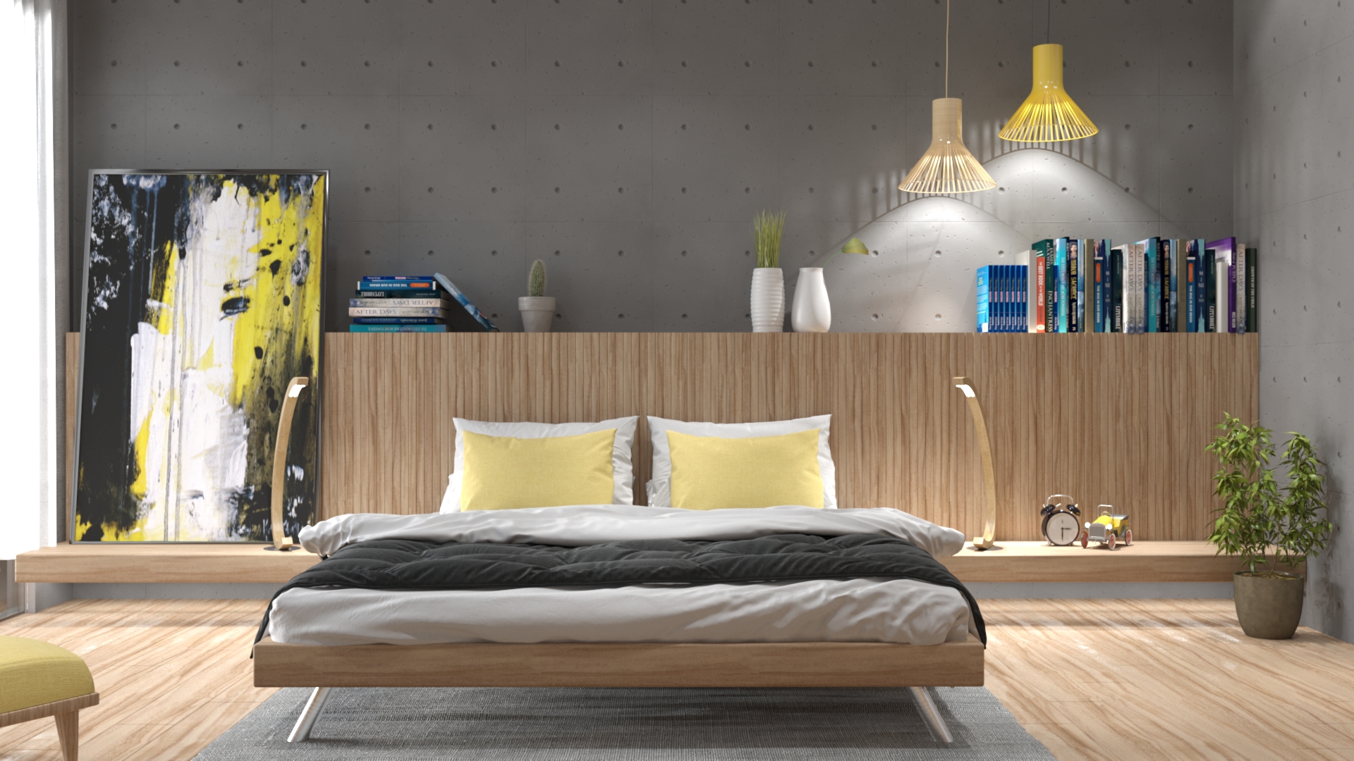 black and white bed linen