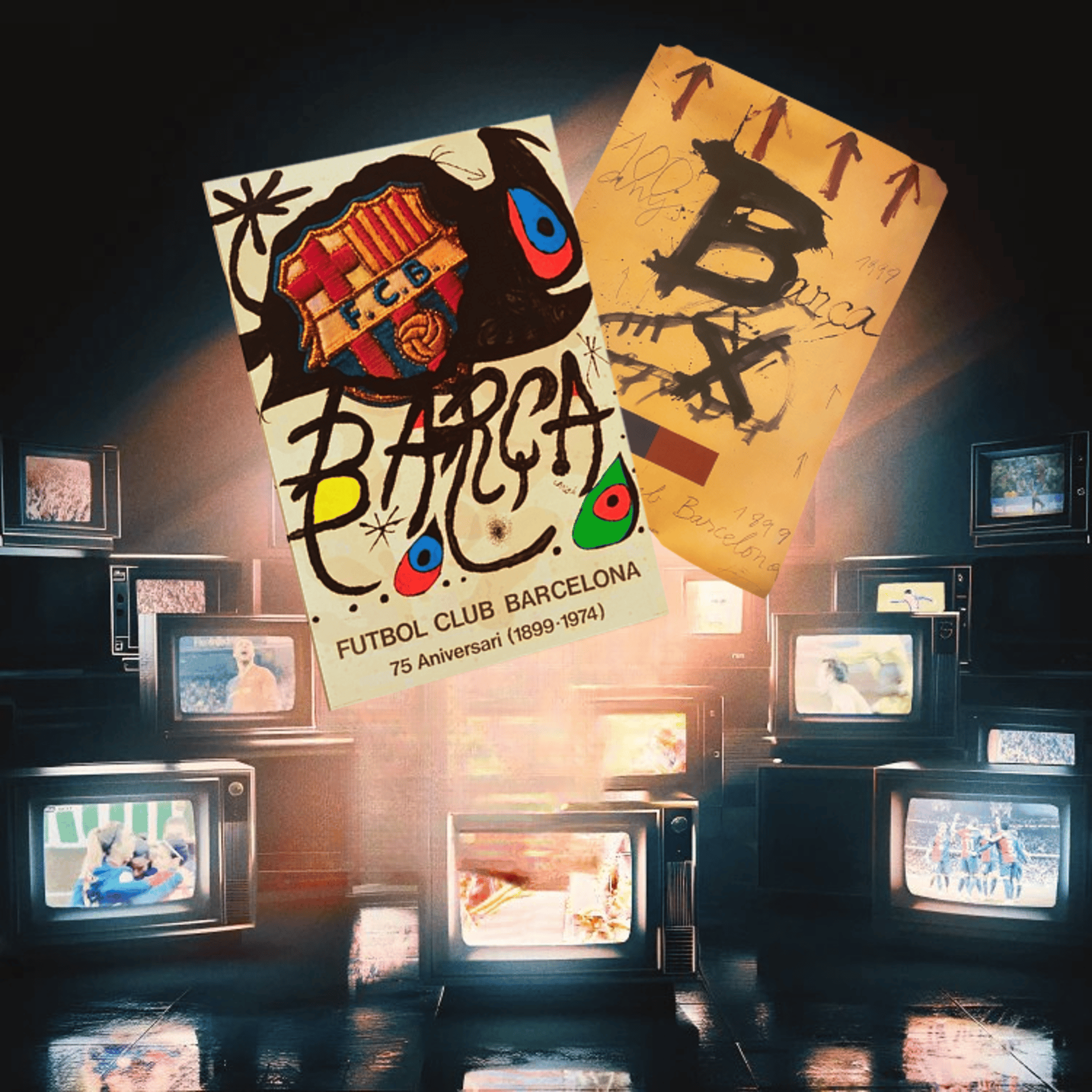 an abstract photo of a curved building with a blue sky in the background