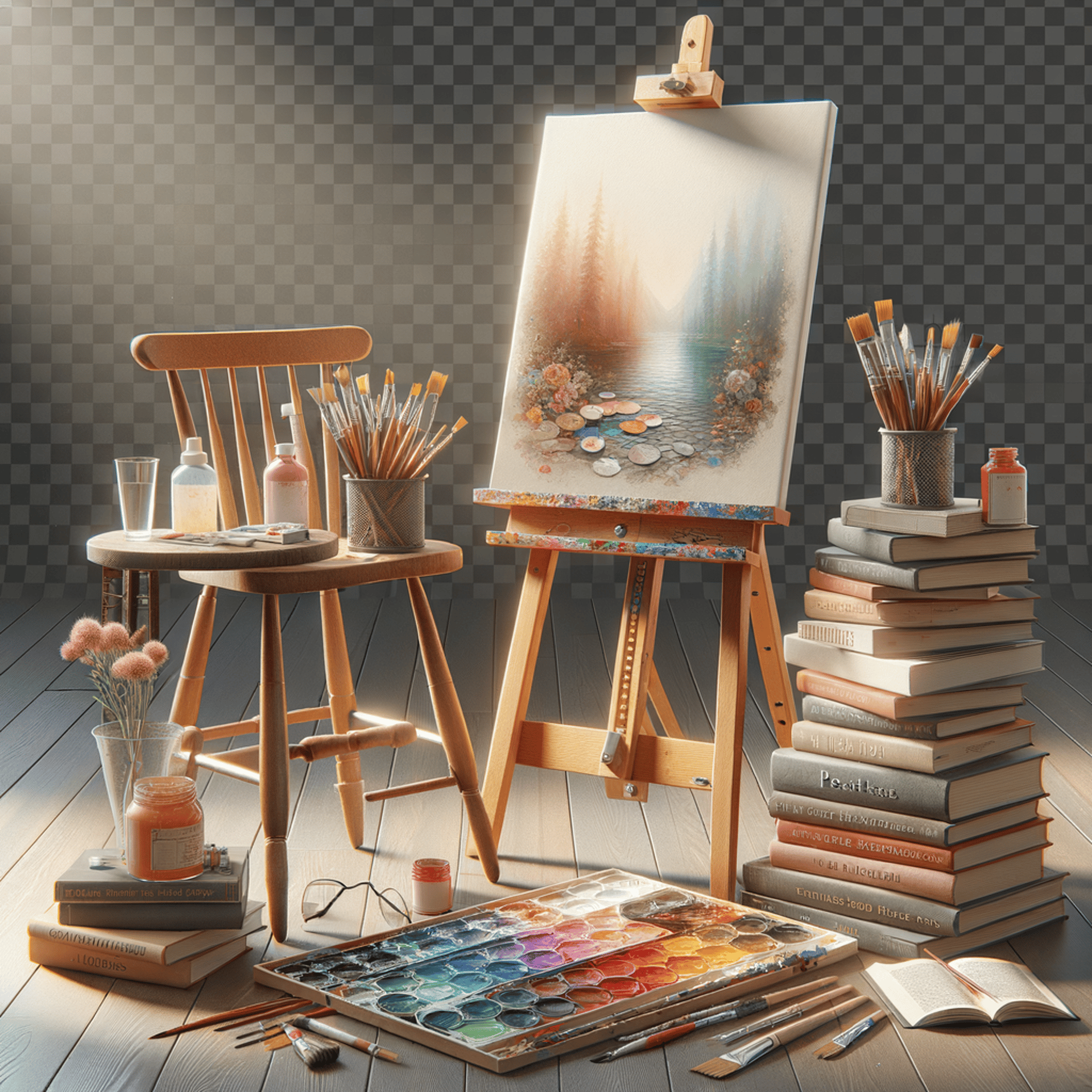 white book page with silver necklace