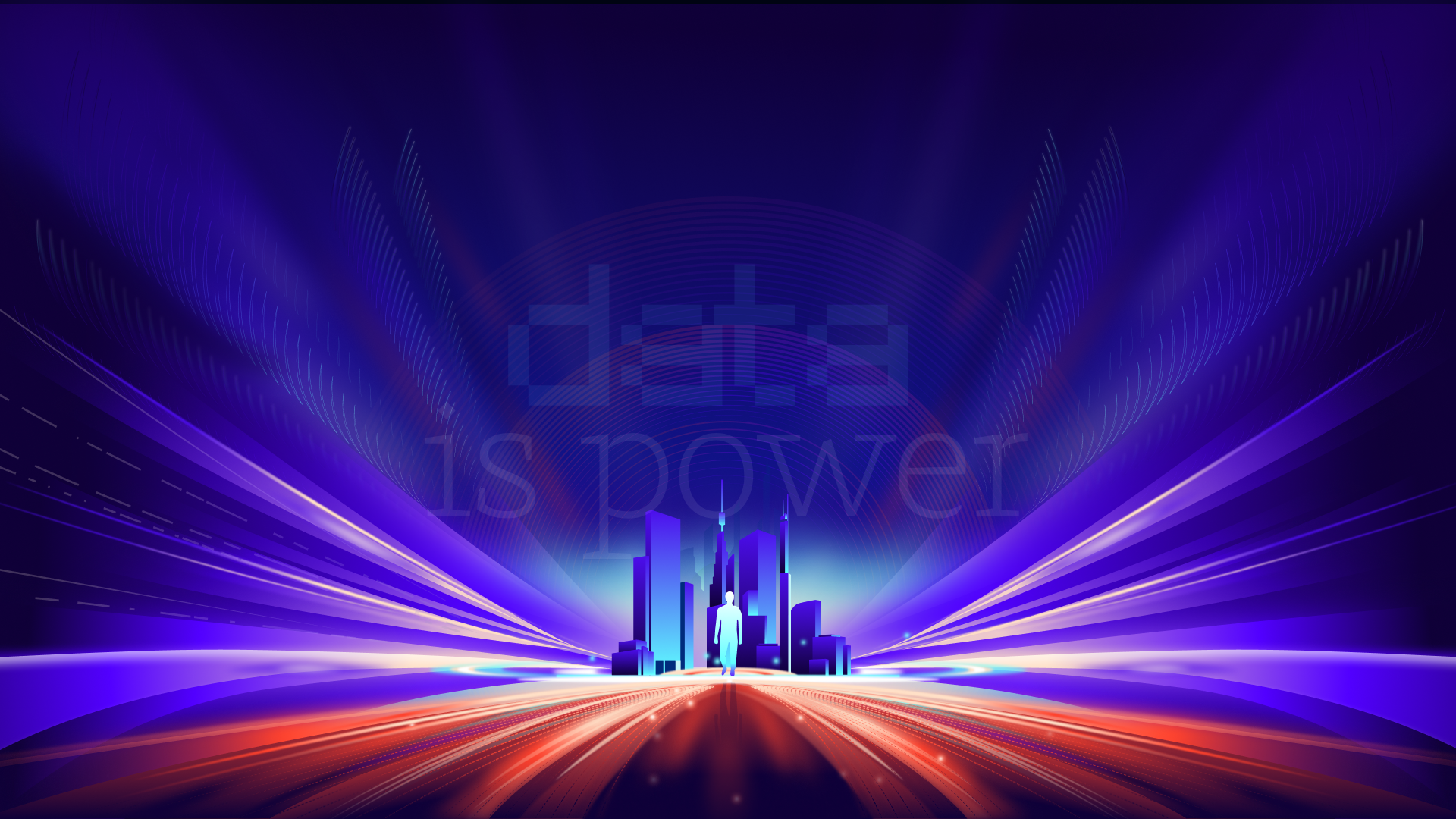 an abstract photo of a curved building with a blue sky in the background